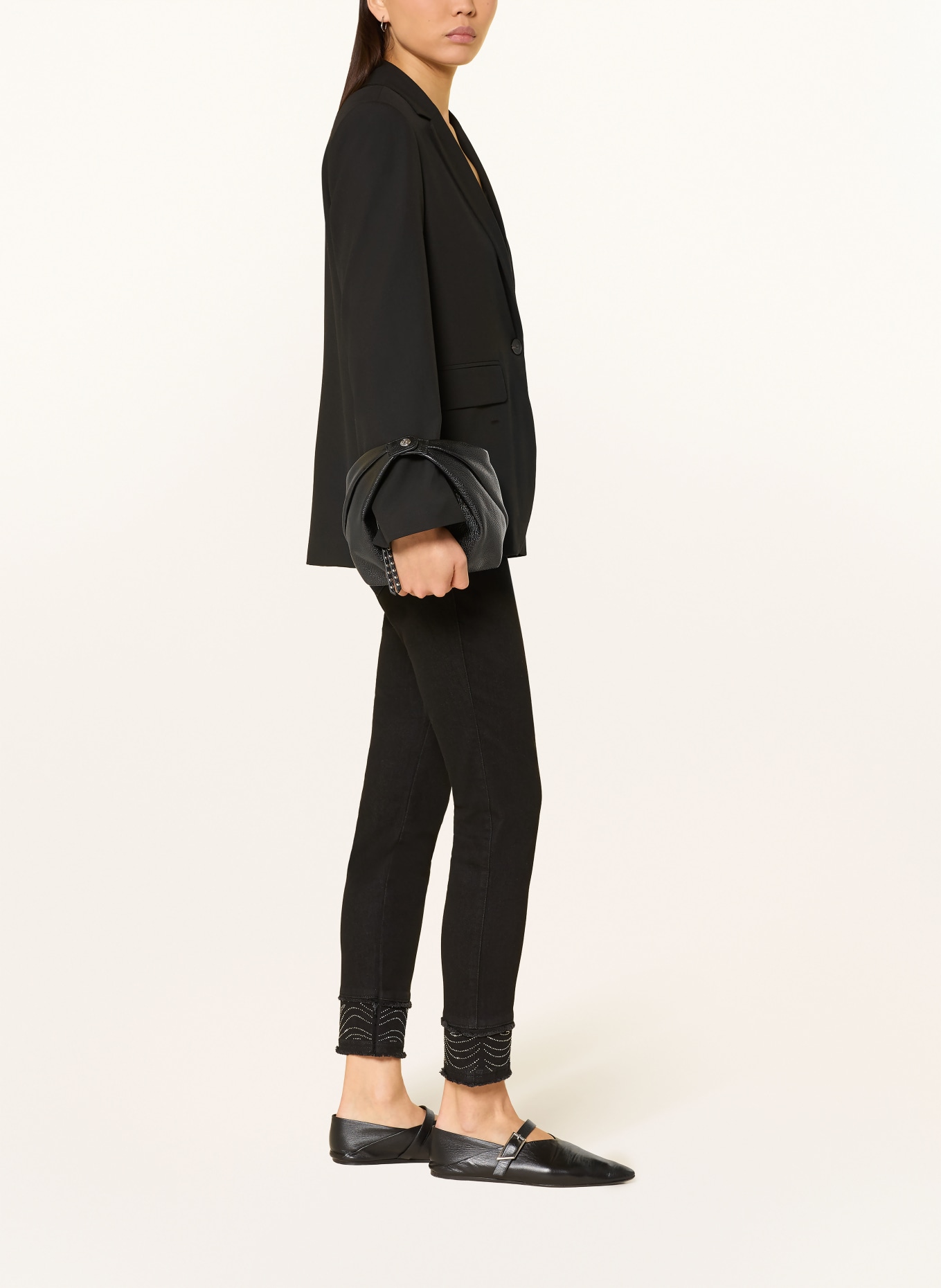 SPORTALM Jeans mit Schmucksteinen: 5190 Black Denim (52)