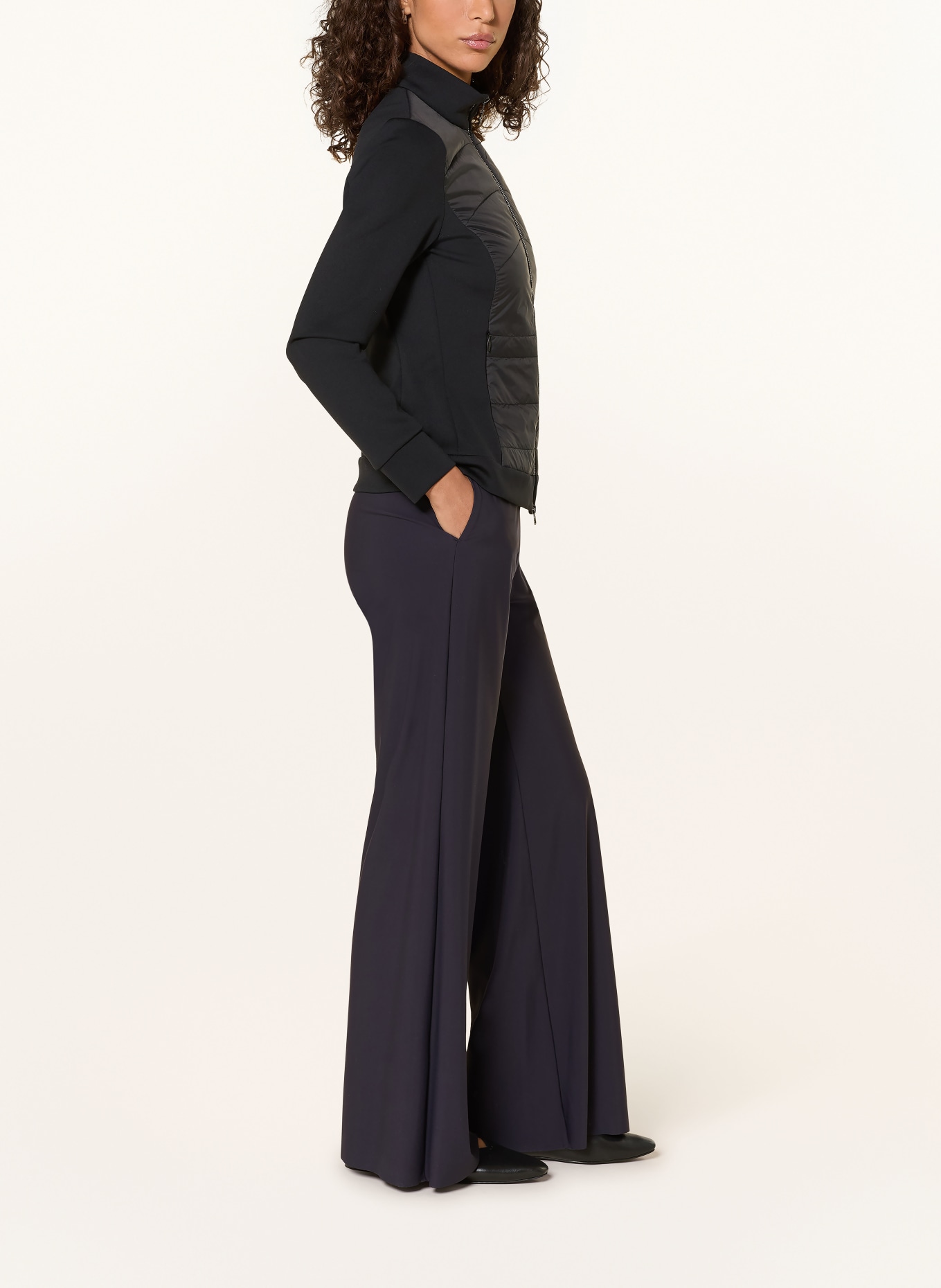 SPORTALM Marlenehose aus Jersey: DUNKELBLAU