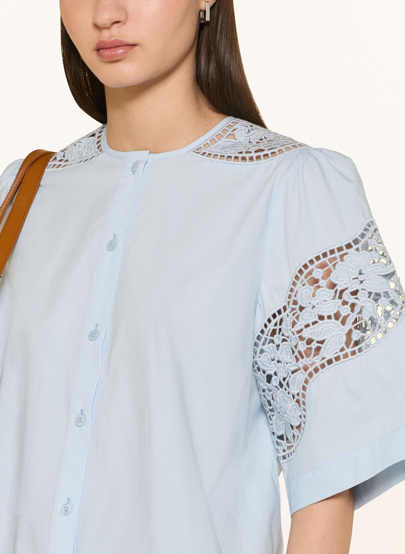 MOS MOSH Bluse MMROOMA: HELLBLAU