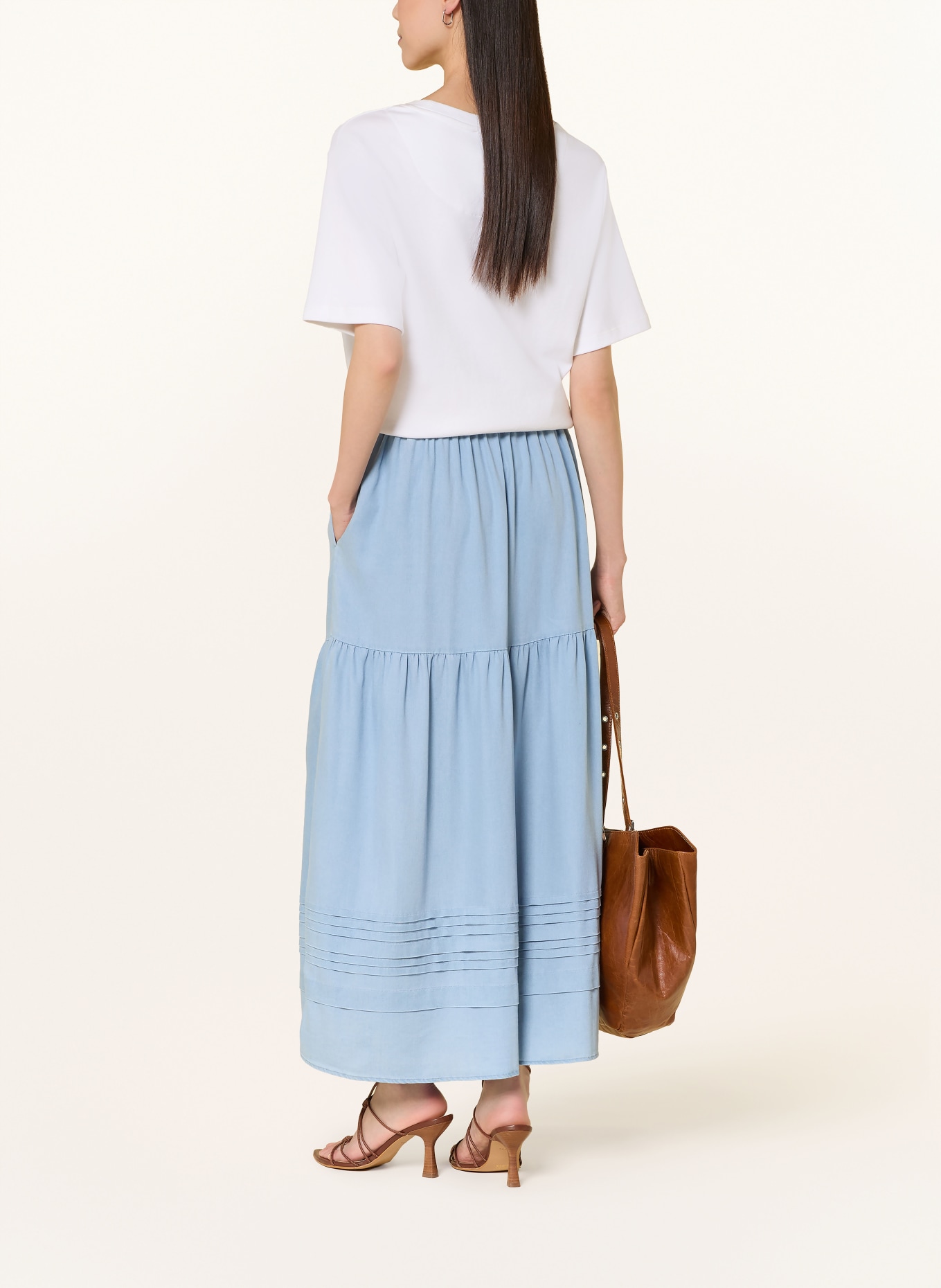 MOS MOSH MMMARLOW skirt: LIGHT BLUE
