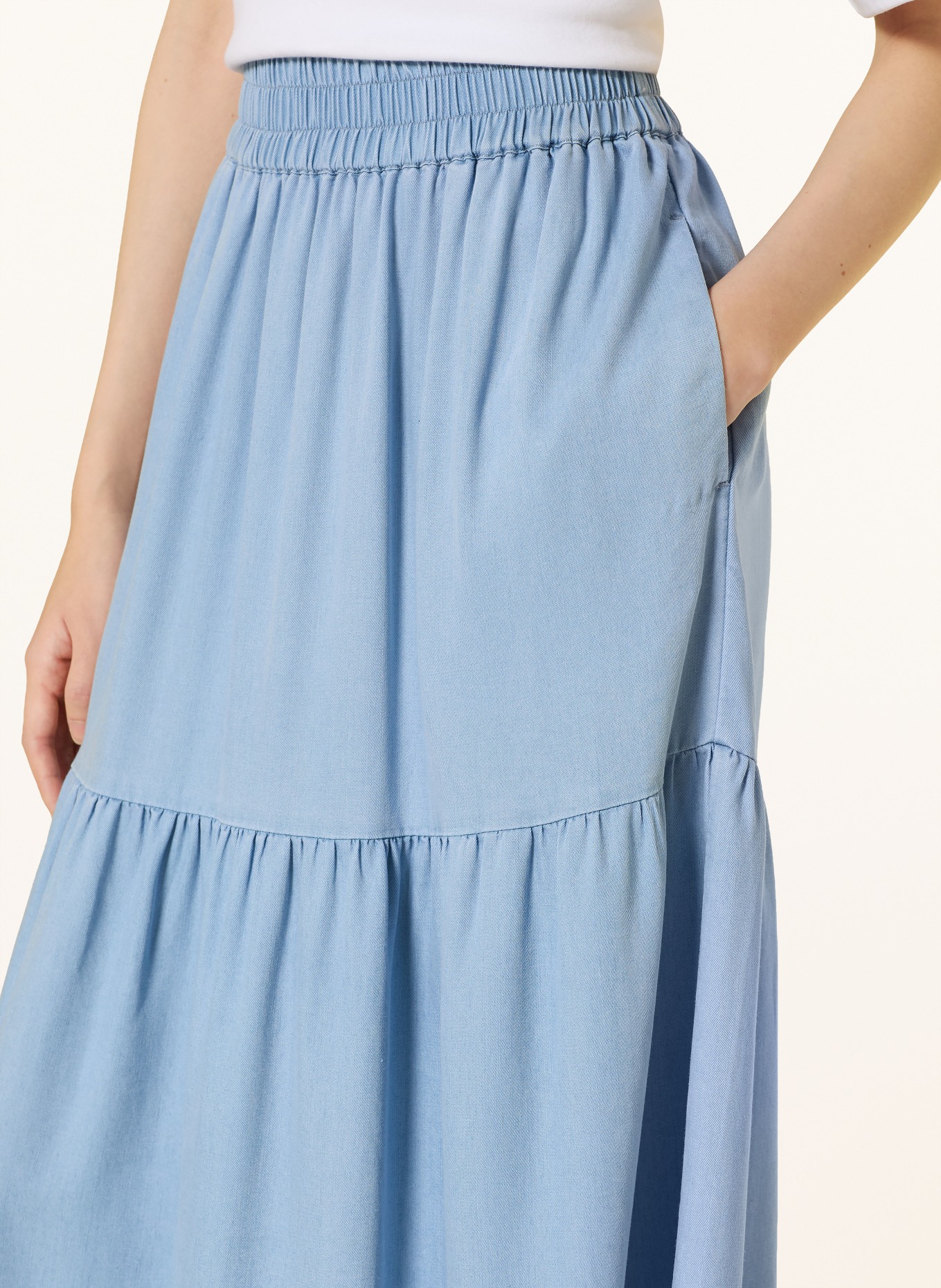 MOS MOSH MMMARLOW skirt: LIGHT BLUE
