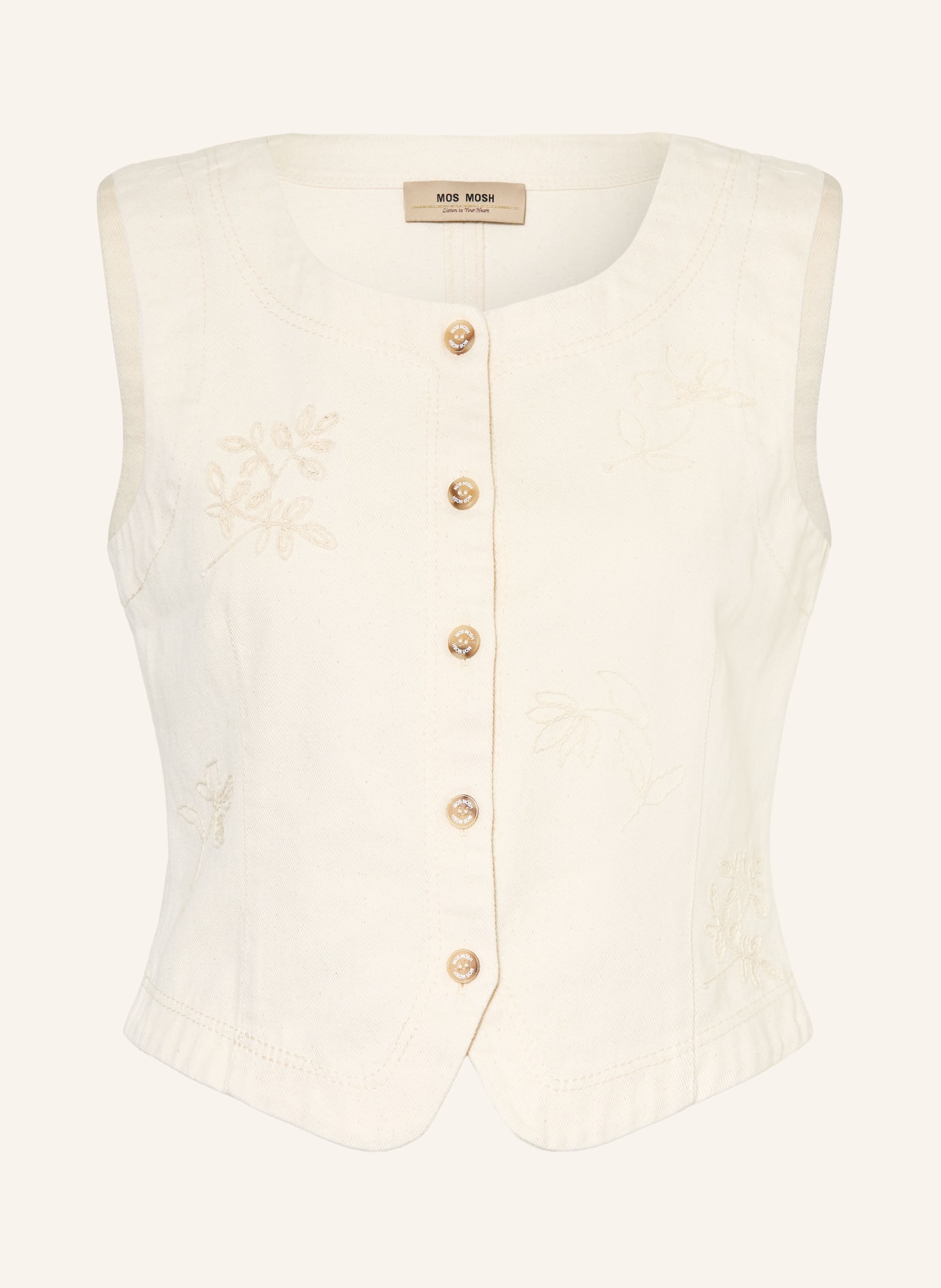 MOS MOSH Blazerweste MMDONIA: CREME