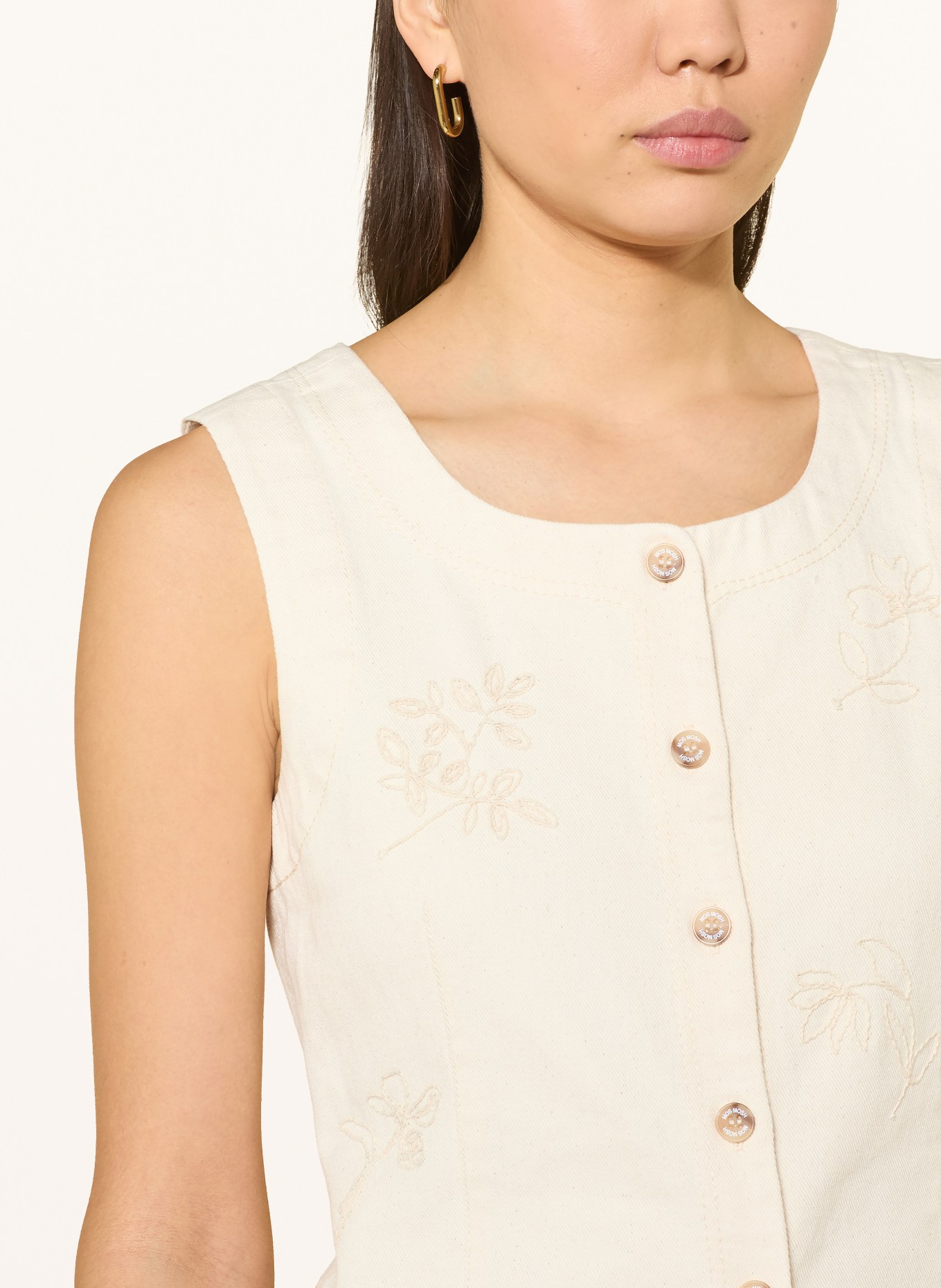 MOS MOSH Blazerweste MMDONIA: CREME