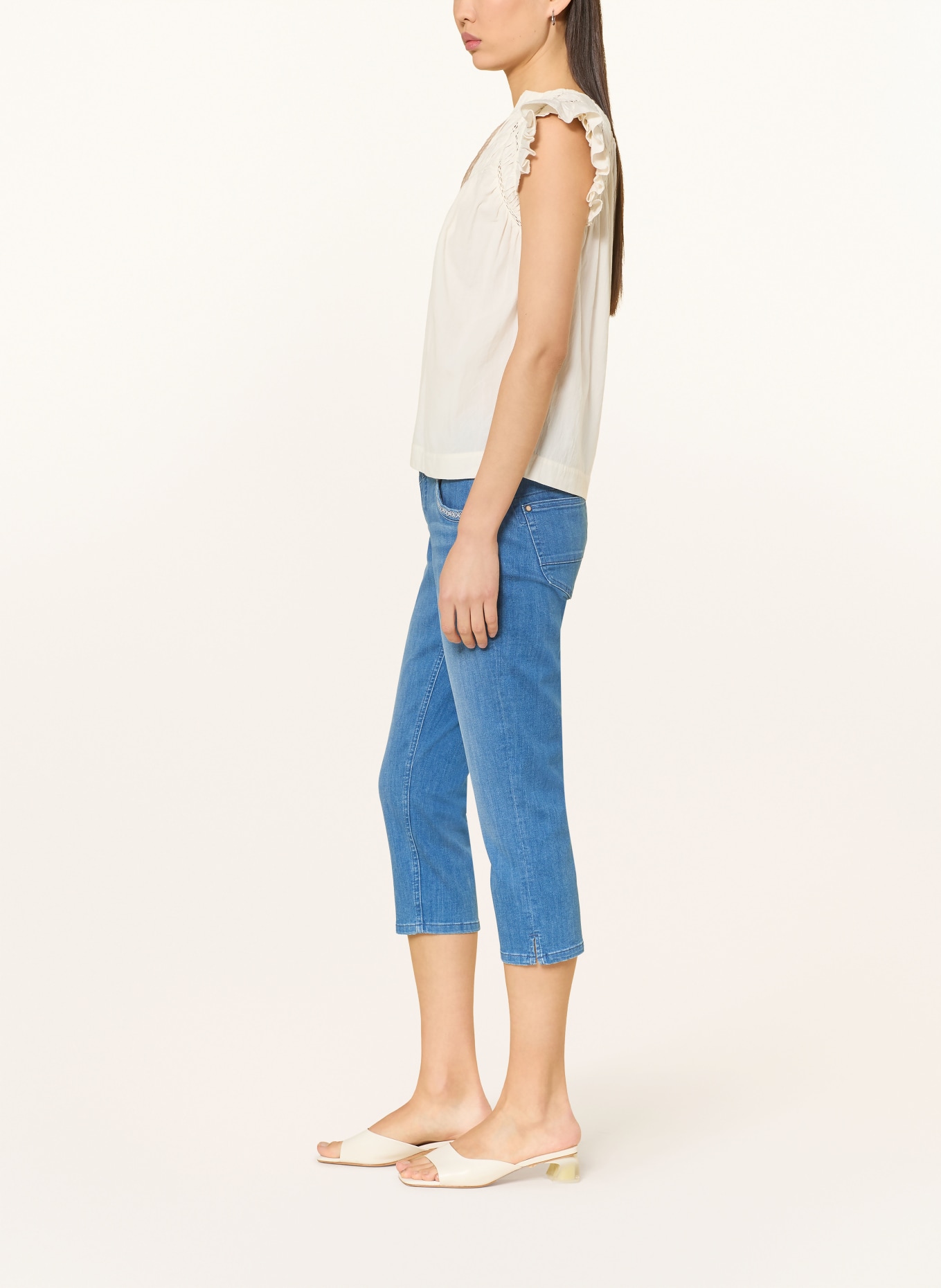 MOS MOSH 3/4-Jeans MMNAOMI: 493 Mid Blue