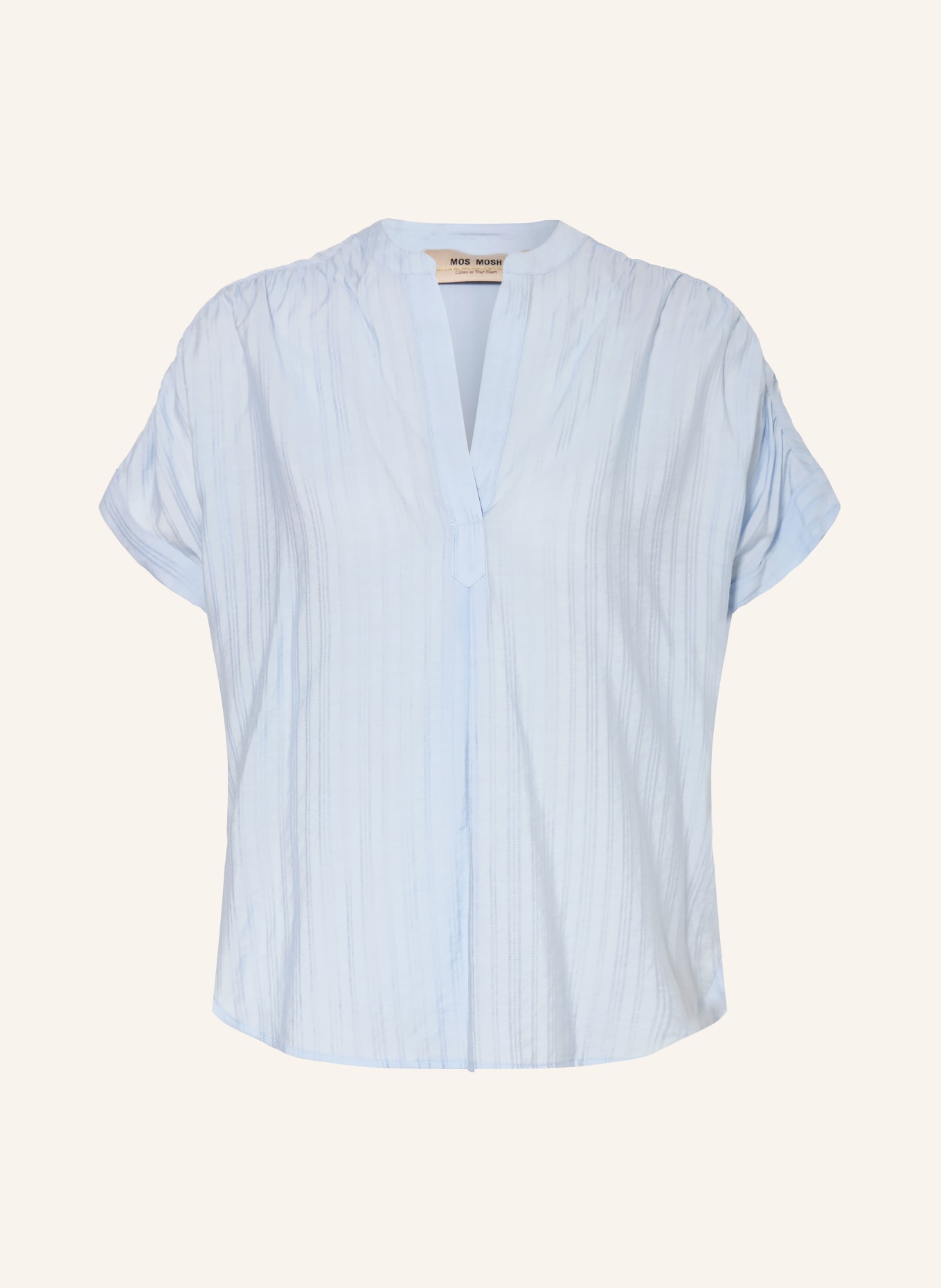 MOS MOSH Blusenshirt MMKOSHA: HELLBLAU