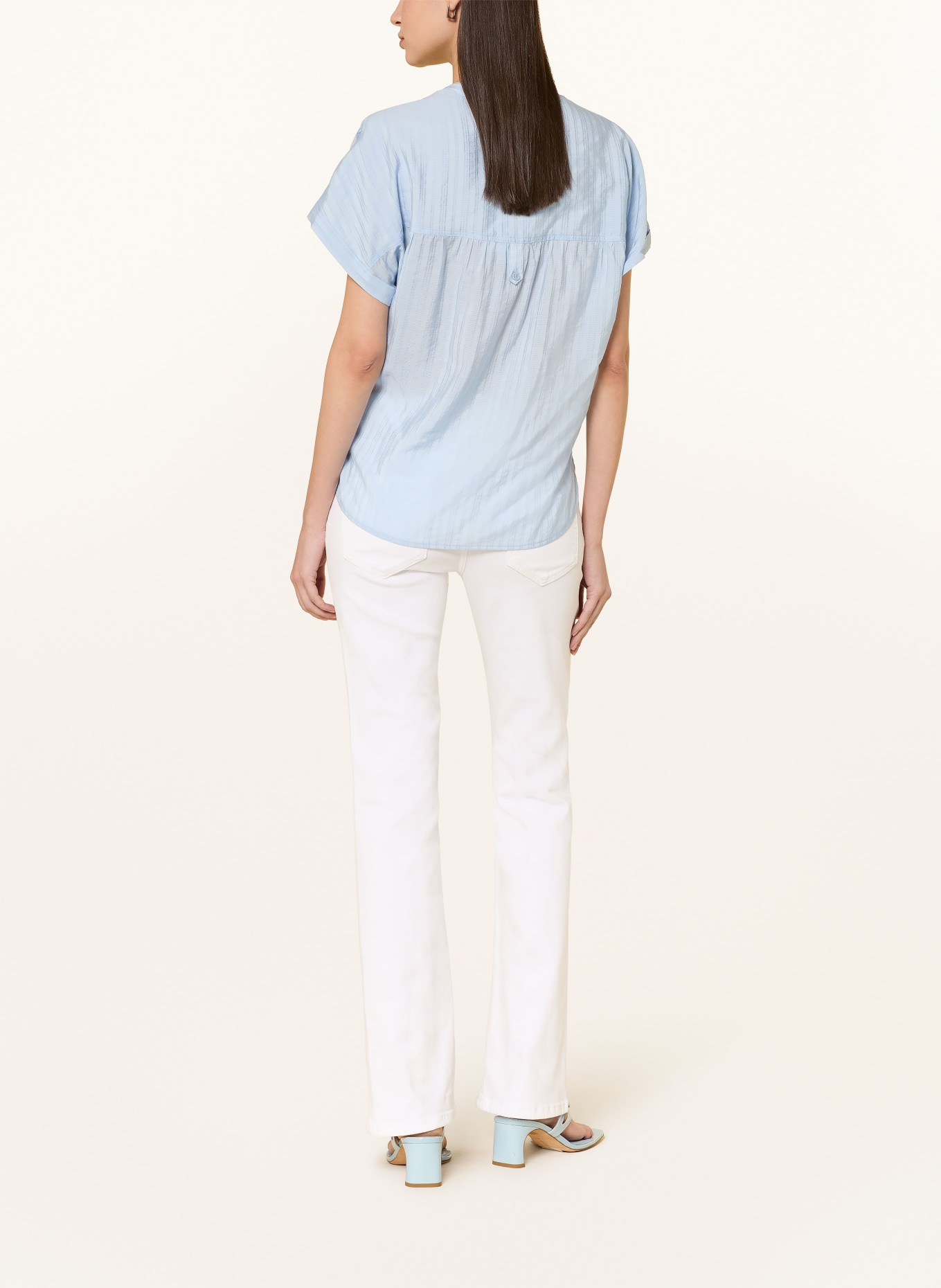 MOS MOSH Blusenshirt MMKOSHA: HELLBLAU