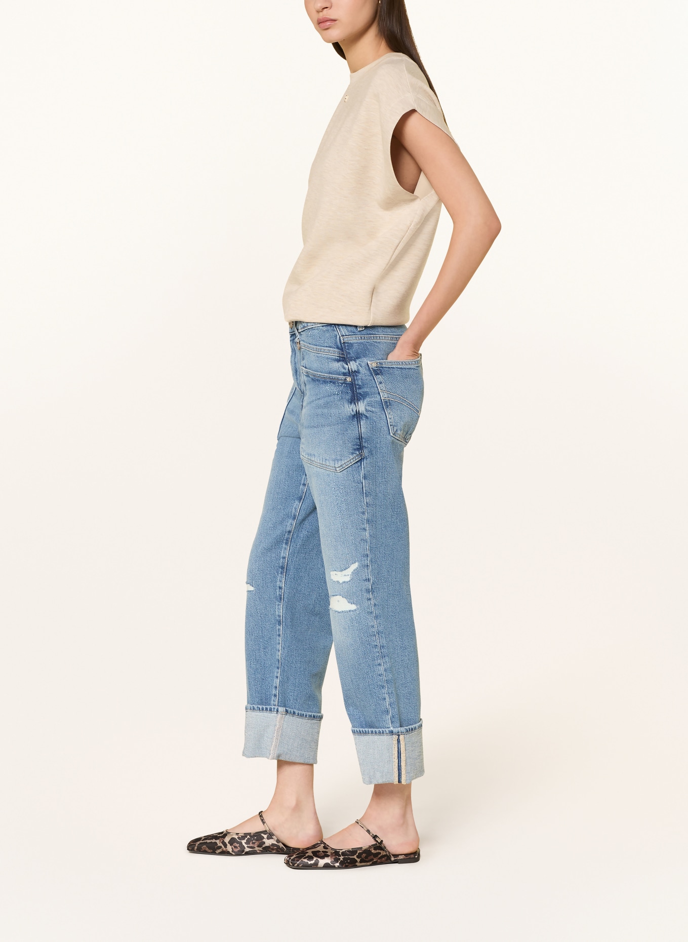 MOS MOSH Rovné džíny MMRACHEL: 401 BLUE