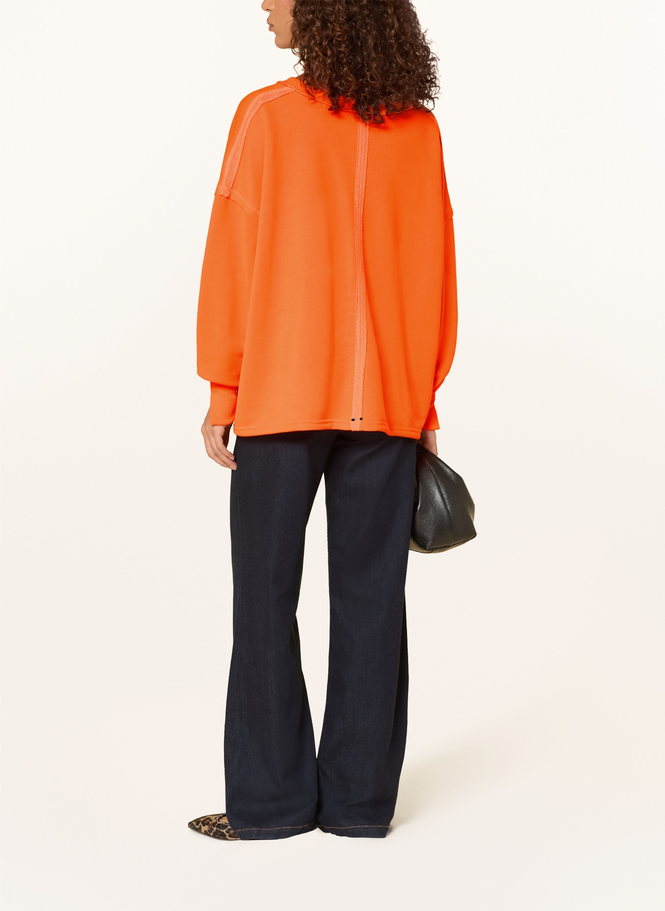 miss goodlife Oversized mikina: NEONOVĚ ORANŽOVÁ / NEONOVĚ RŮŽOVÁ