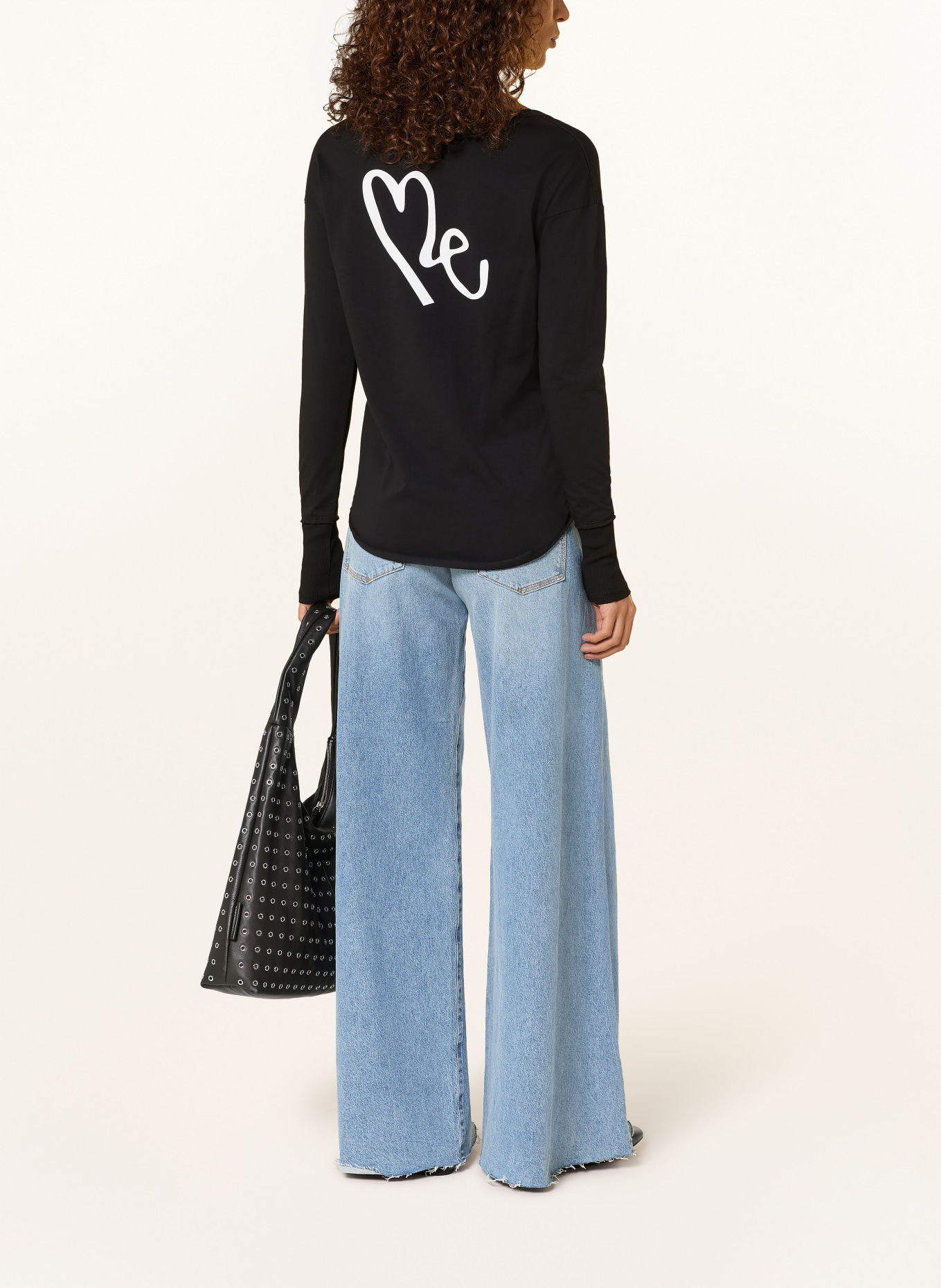 miss goodlife Longsleeve: SCHWARZ / WEISS