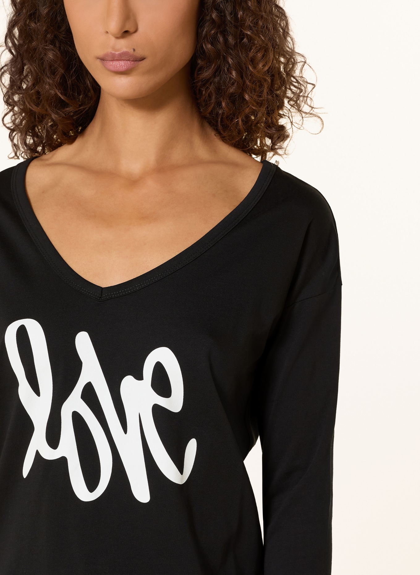 miss goodlife Longsleeve: SCHWARZ / WEISS