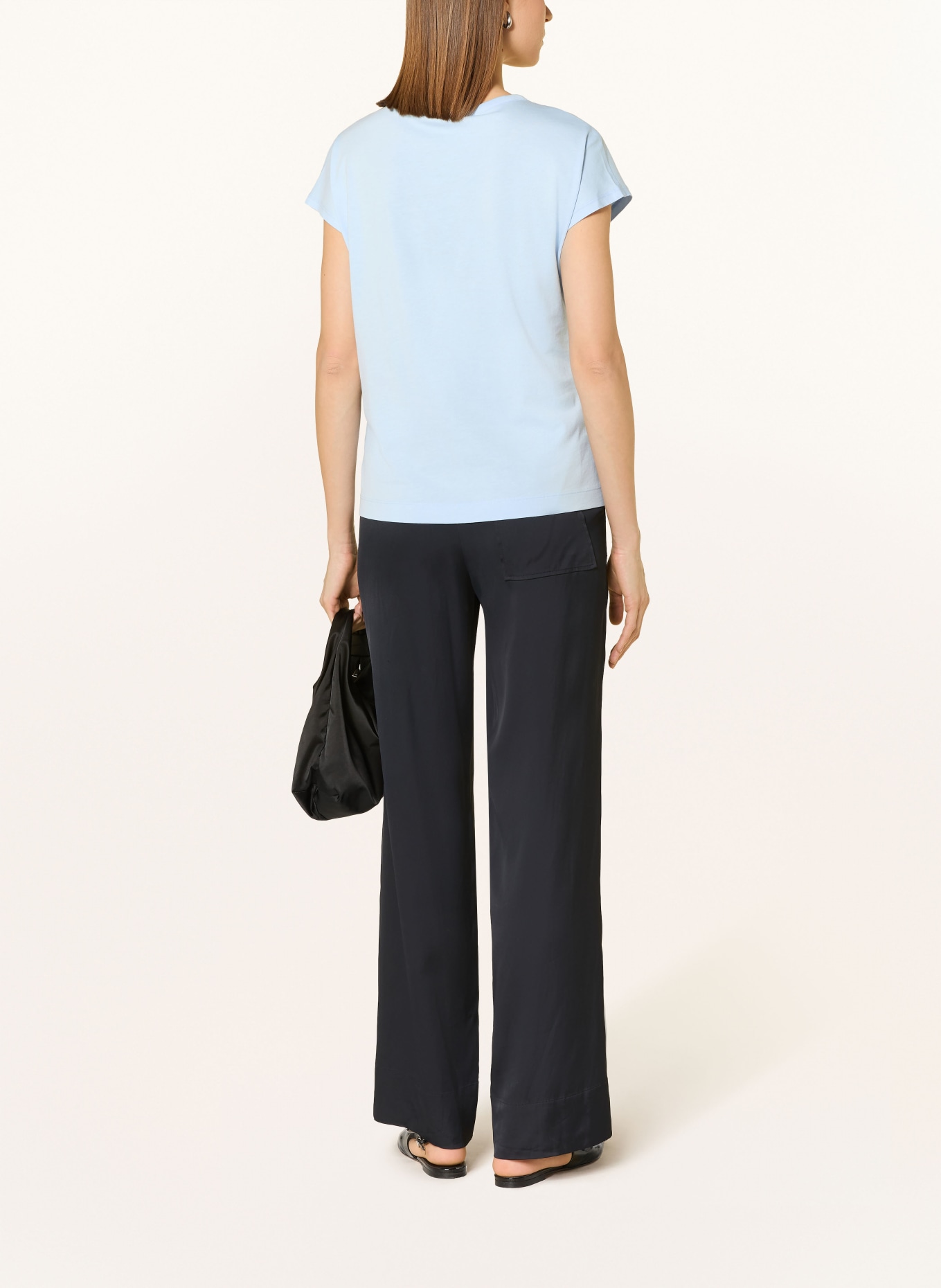 monari Tričko s ozdobnými kameny: TMAVĚ MODRÁ