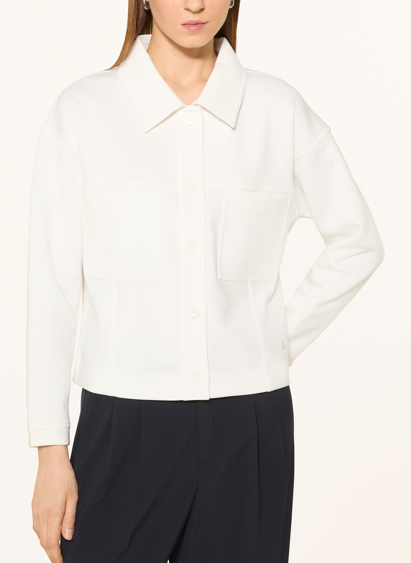 monari overshirt: WHITE