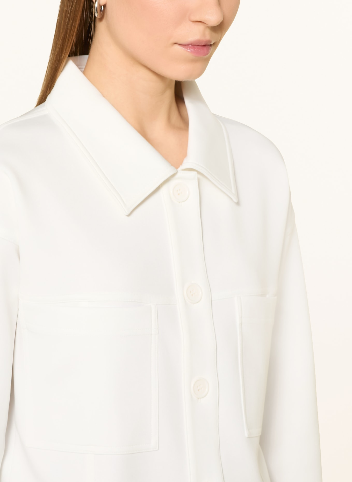 monari overshirt: WHITE