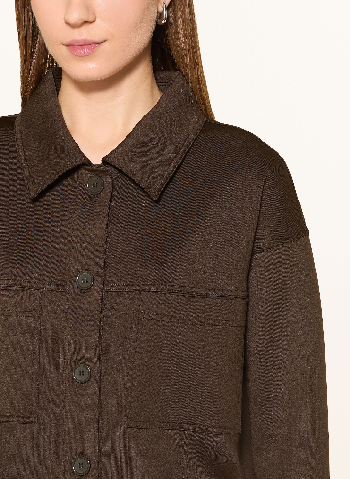 monari Overshirt: DUNKELBRAUN