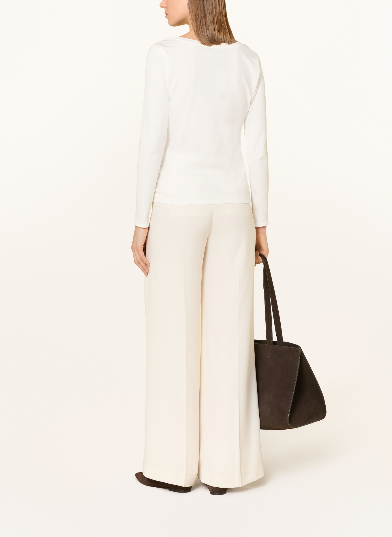 monari Dlouhé rukávy s ozdobnými kameny: KRÉMOVÁ / VELBLOUDÍ