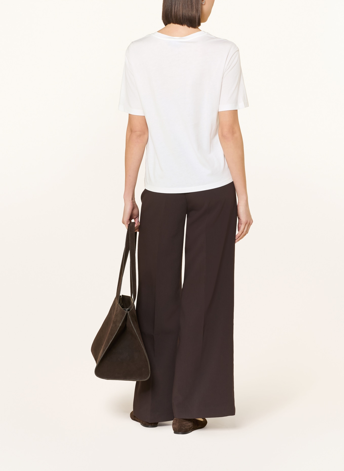 monari Tričko s ozdobnými kameny: BÍLÁ