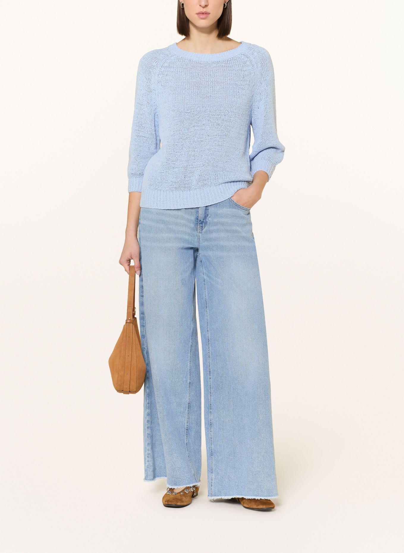 monari sweater: LIGHT BLUE