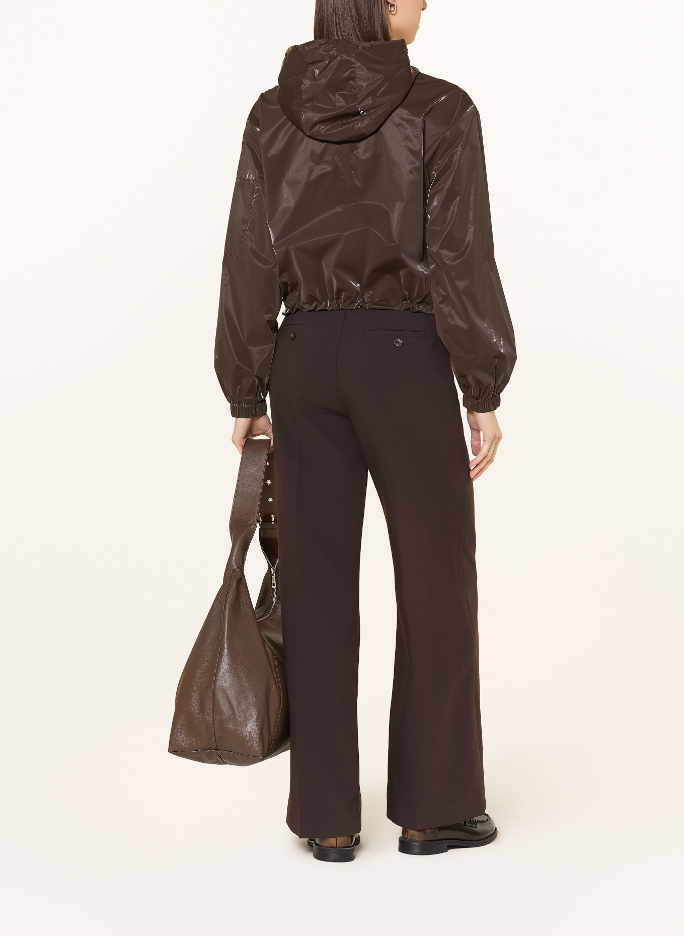 monari blouson: DARK BROWN