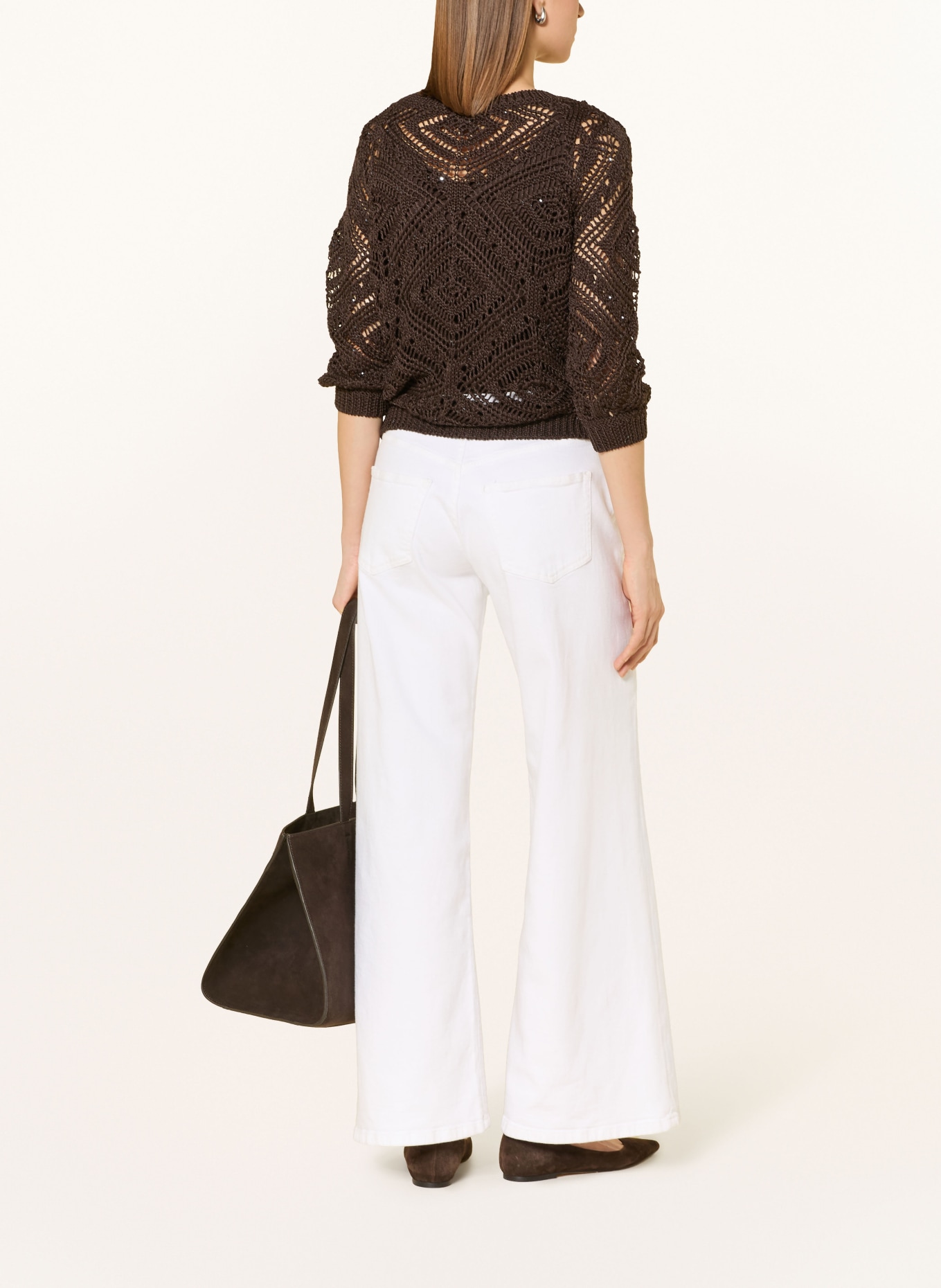 monari Trui met pailletten: MARRON FONCÉ