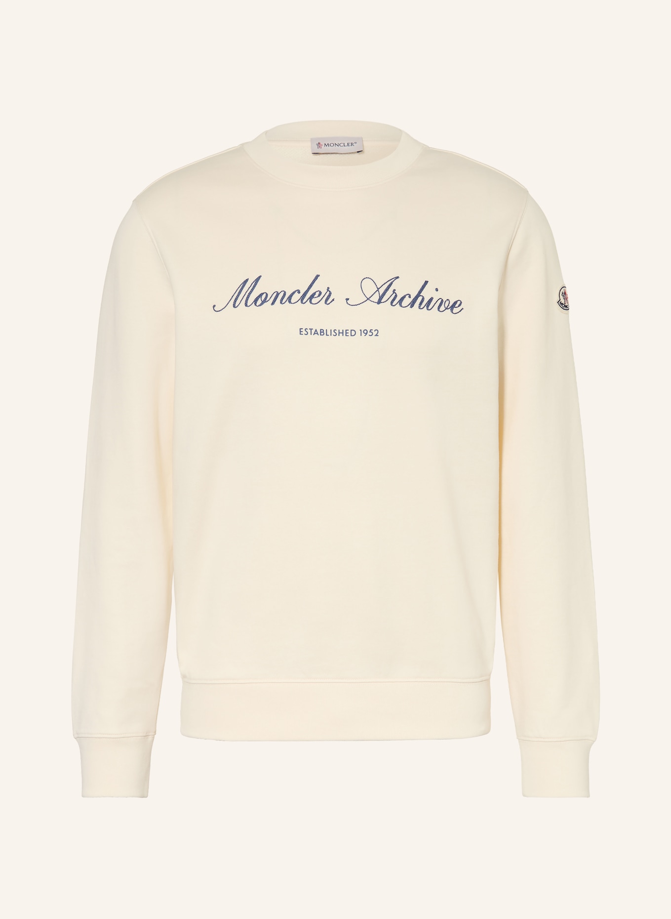 MONCLER Sweatshirt: CREME
