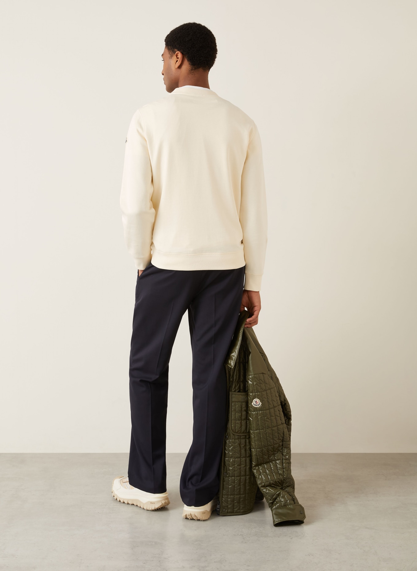 MONCLER Sweatshirt: CREME