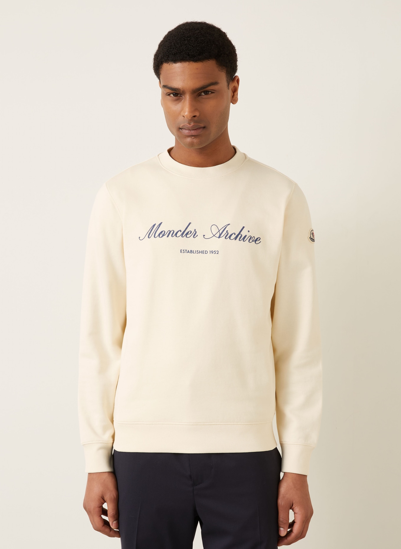 MONCLER Sweatshirt: CREME