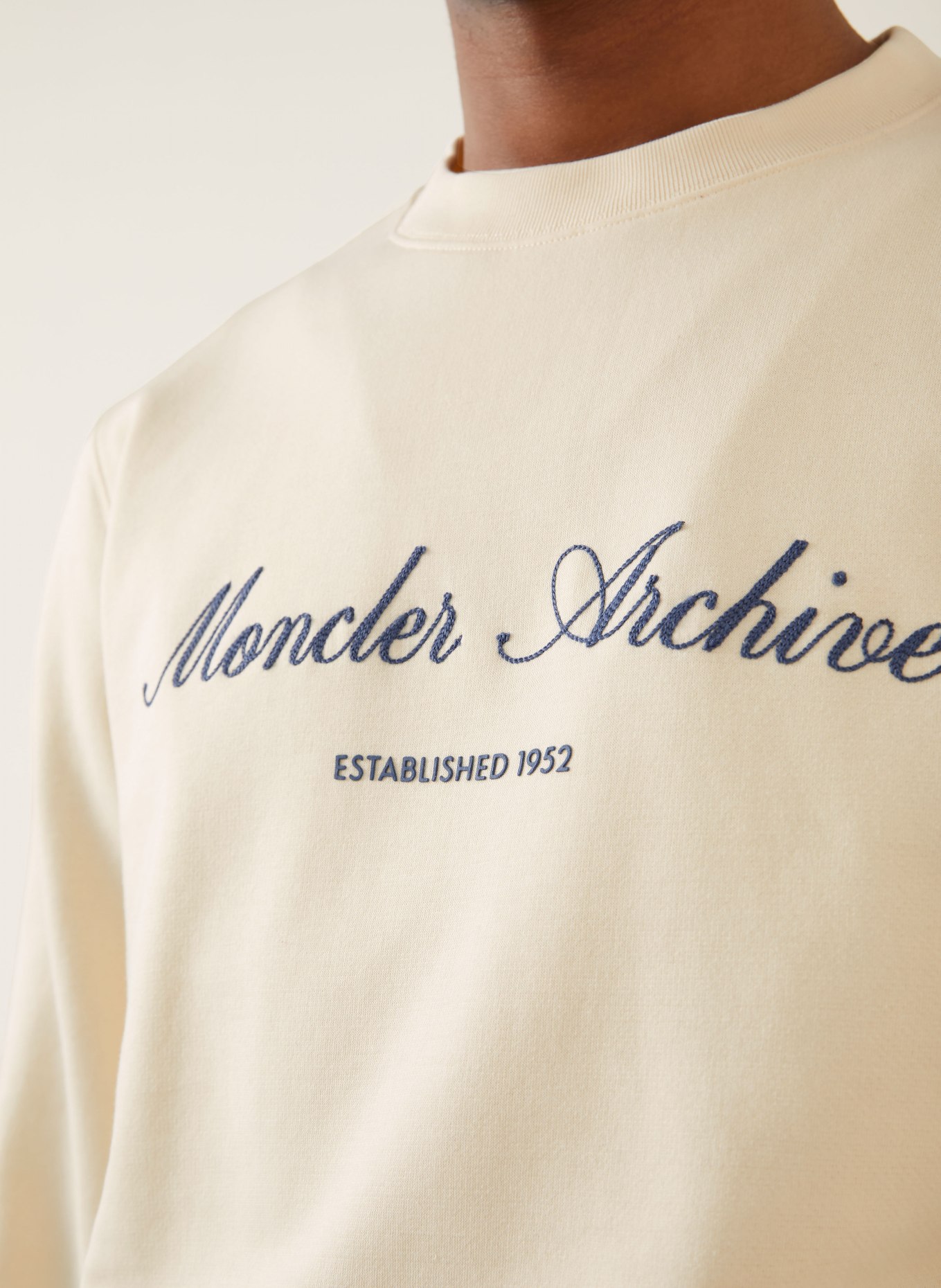 MONCLER Sweatshirt: CREME