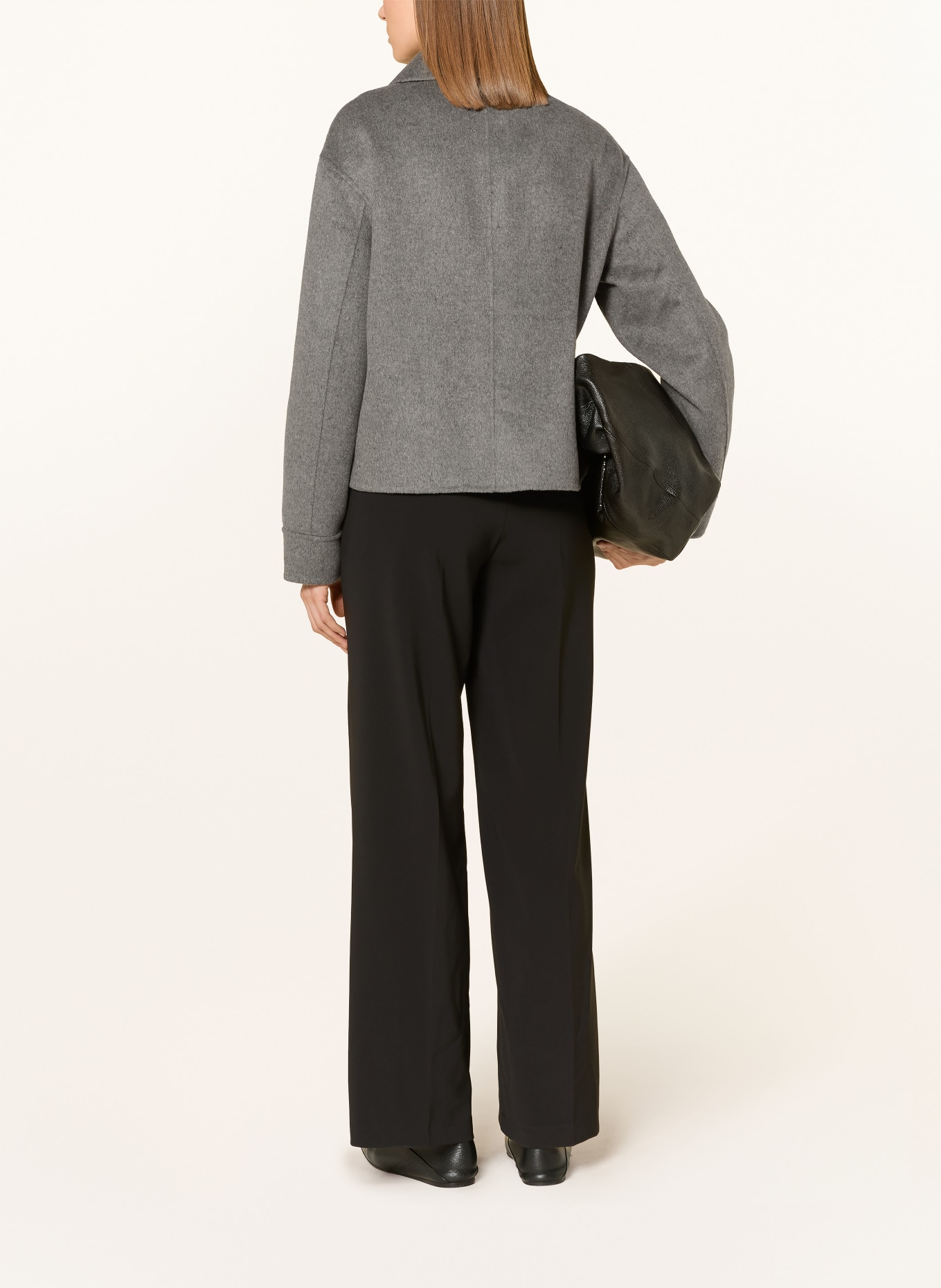 darling harbour boxy jacket: GREY
