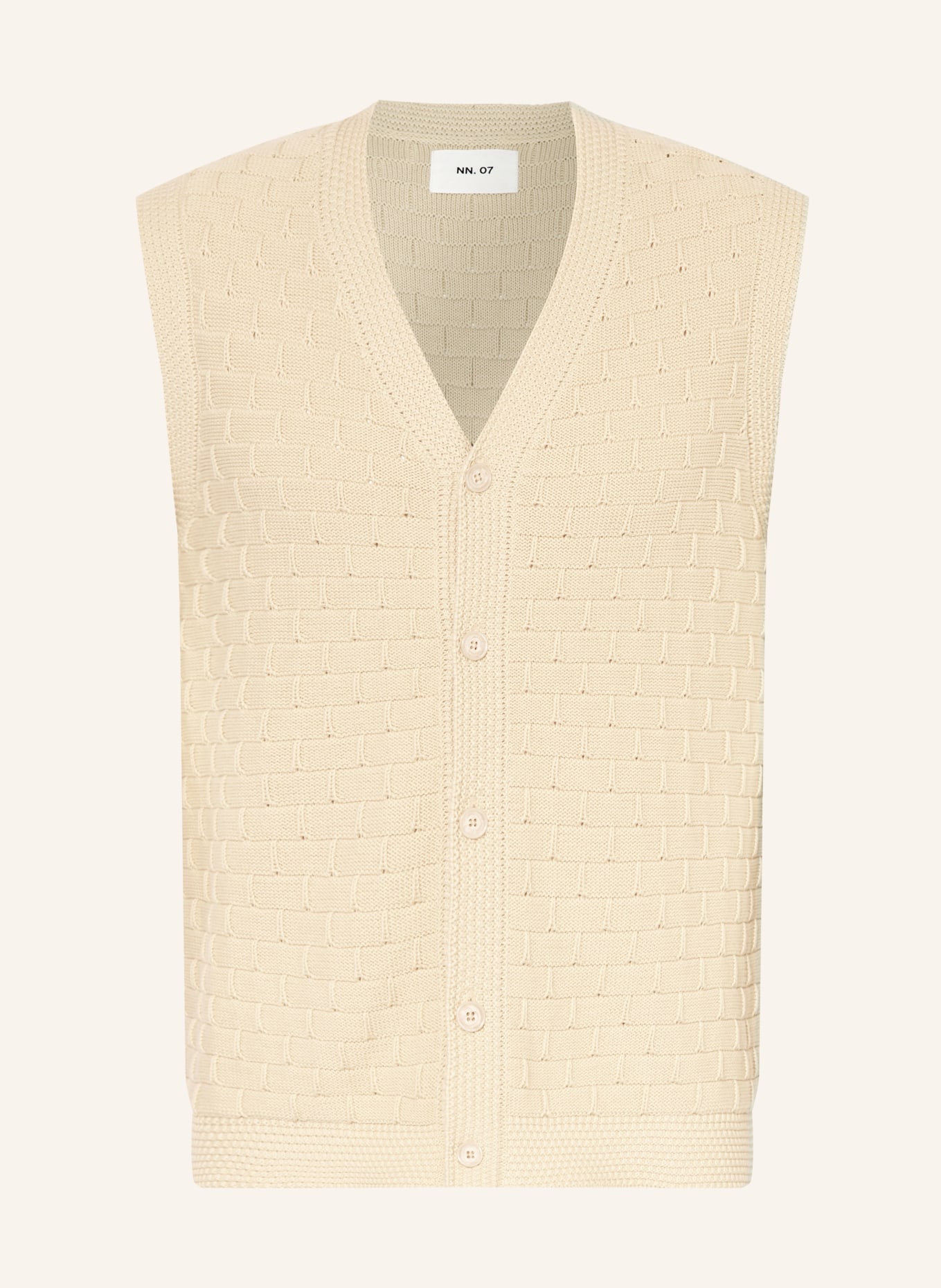 NN.07 Strickweste REECE: BEIGE