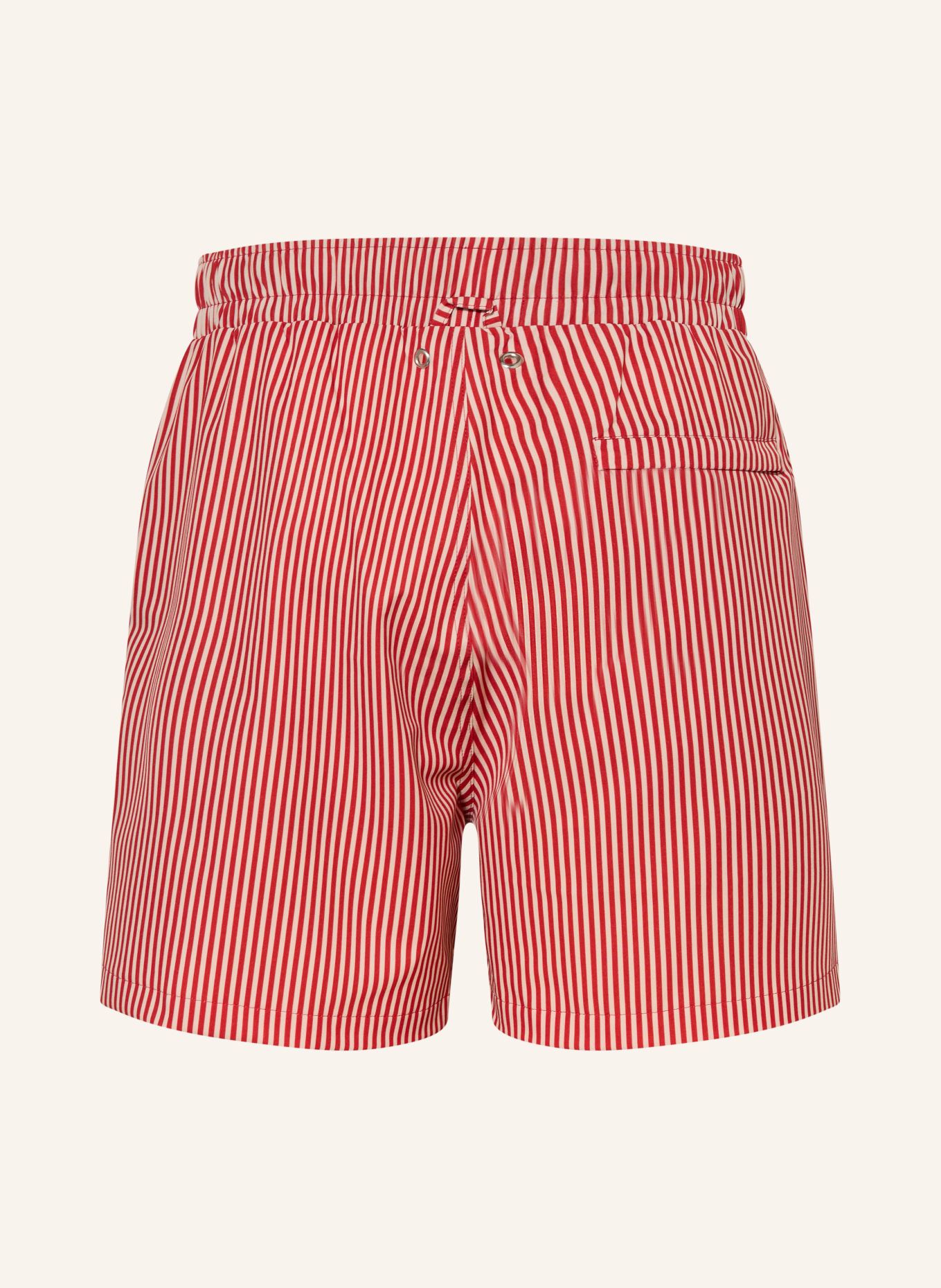 NN.07 HOLIDAY swim shorts: RED / CREAM