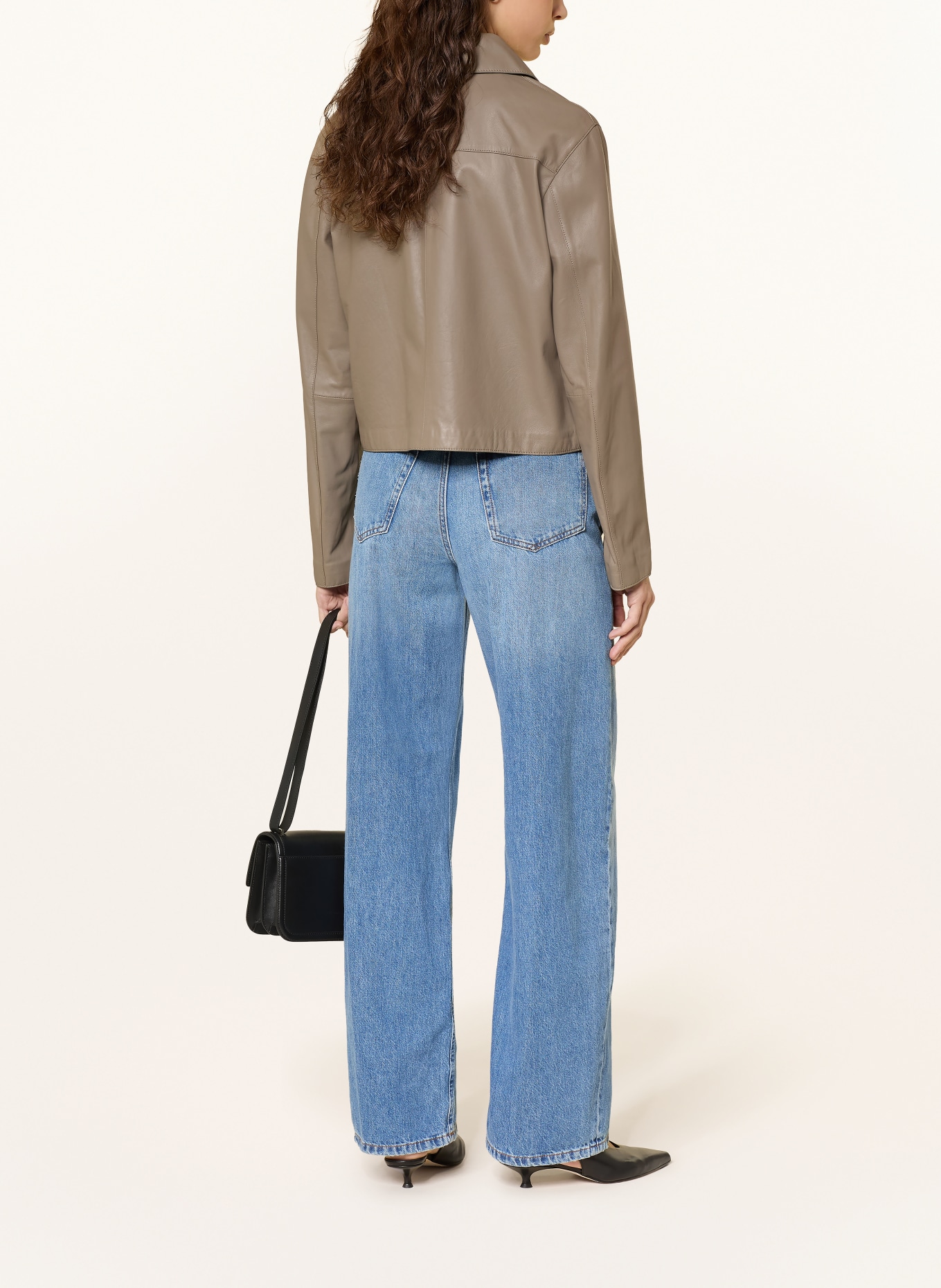 lilienfels Lederjacke: TAUPE