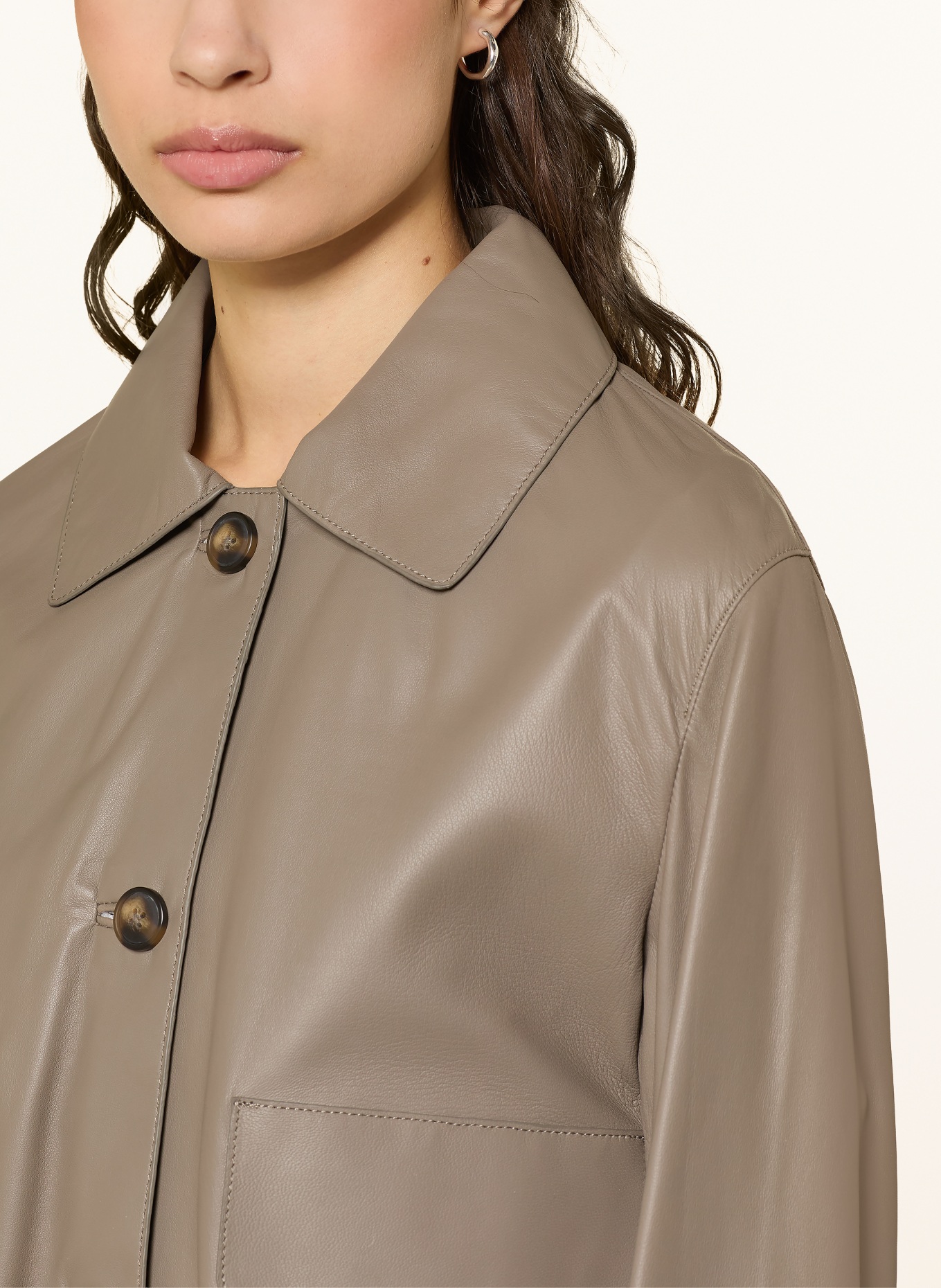 lilienfels Lederjacke: TAUPE