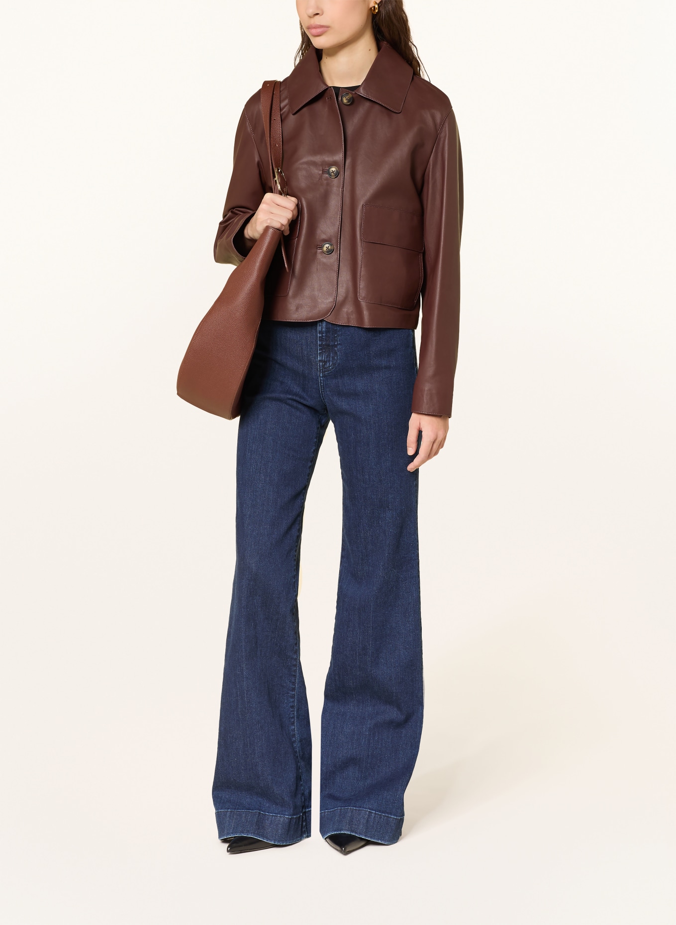 lilienfels Lederjacke: DUNKELROT