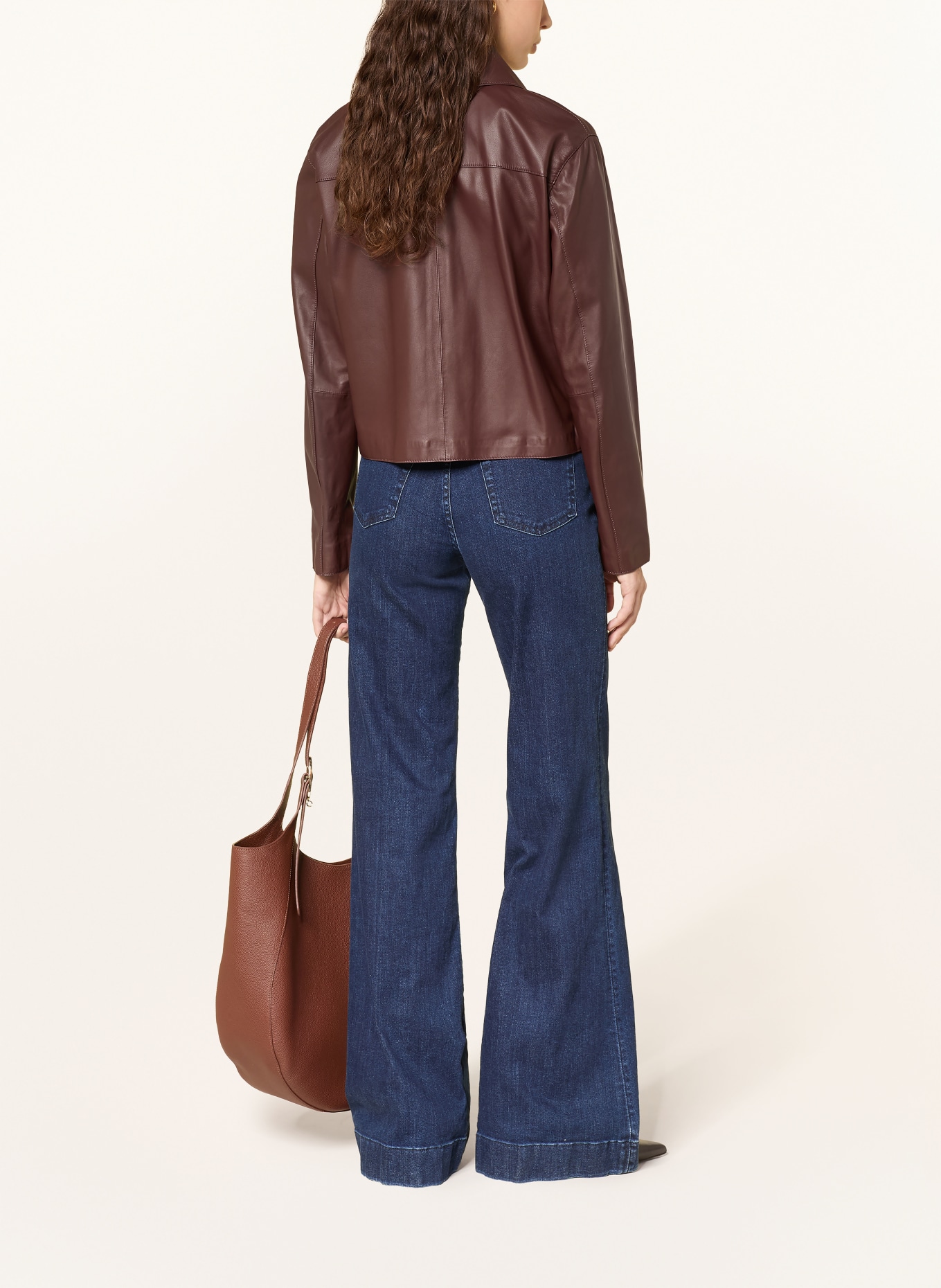 lilienfels Lederjacke: DUNKELROT