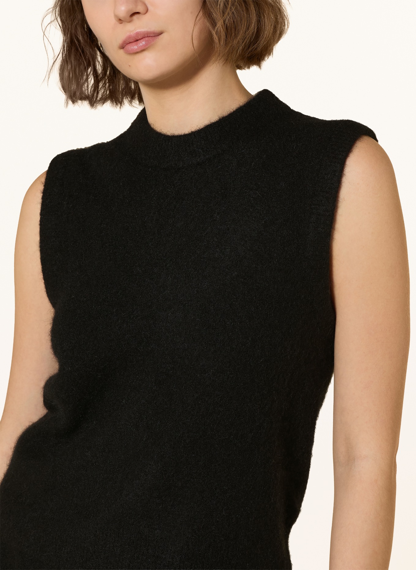 ARKET Pullunder mit Alpaka: SCHWARZ