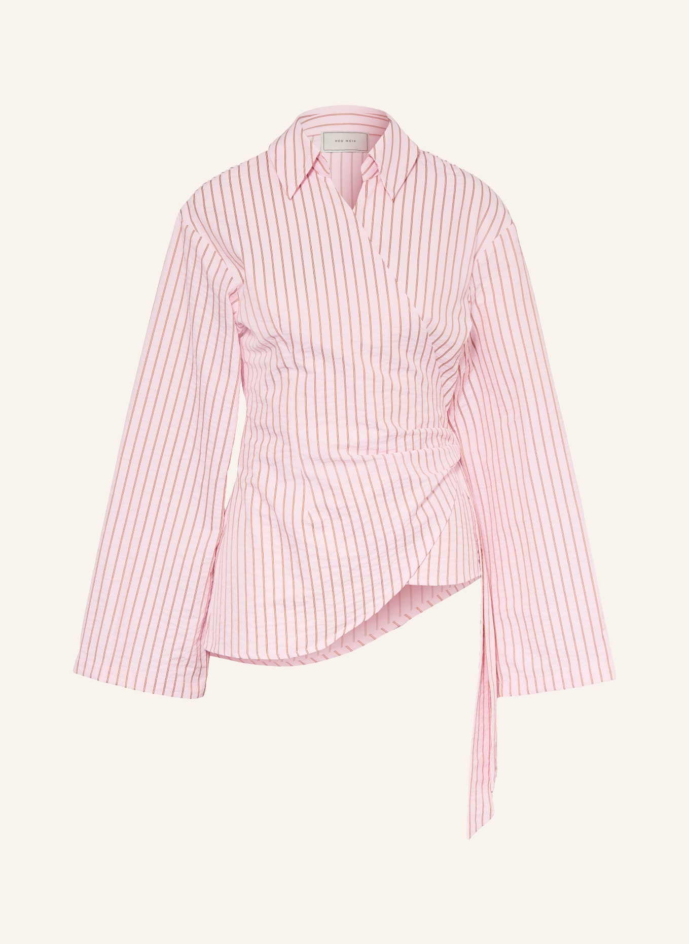 NEO NOIR Bluzka kopertowa TIFUNA: RÓŻOWY / BRĄZOWY