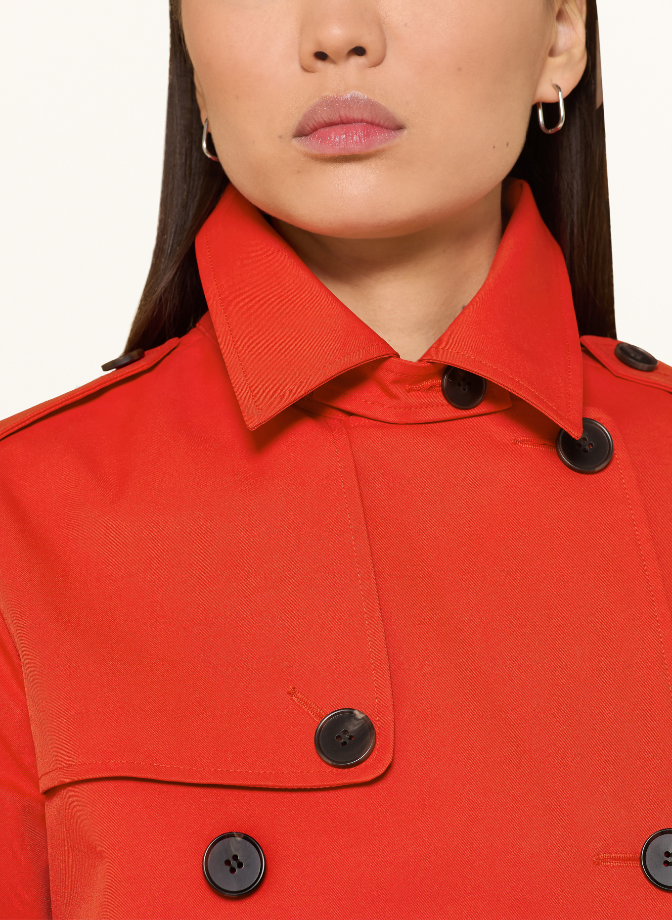 monari Trench-Jacke mit Blende: ROT