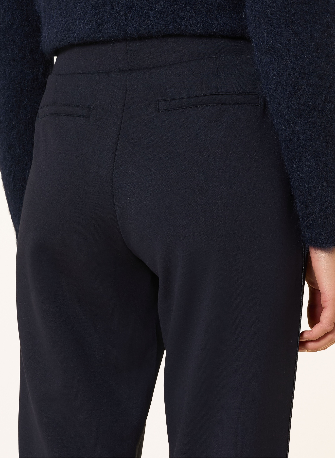 monari Sweatpants mit Schmucksteinen: DUNKELBLAU