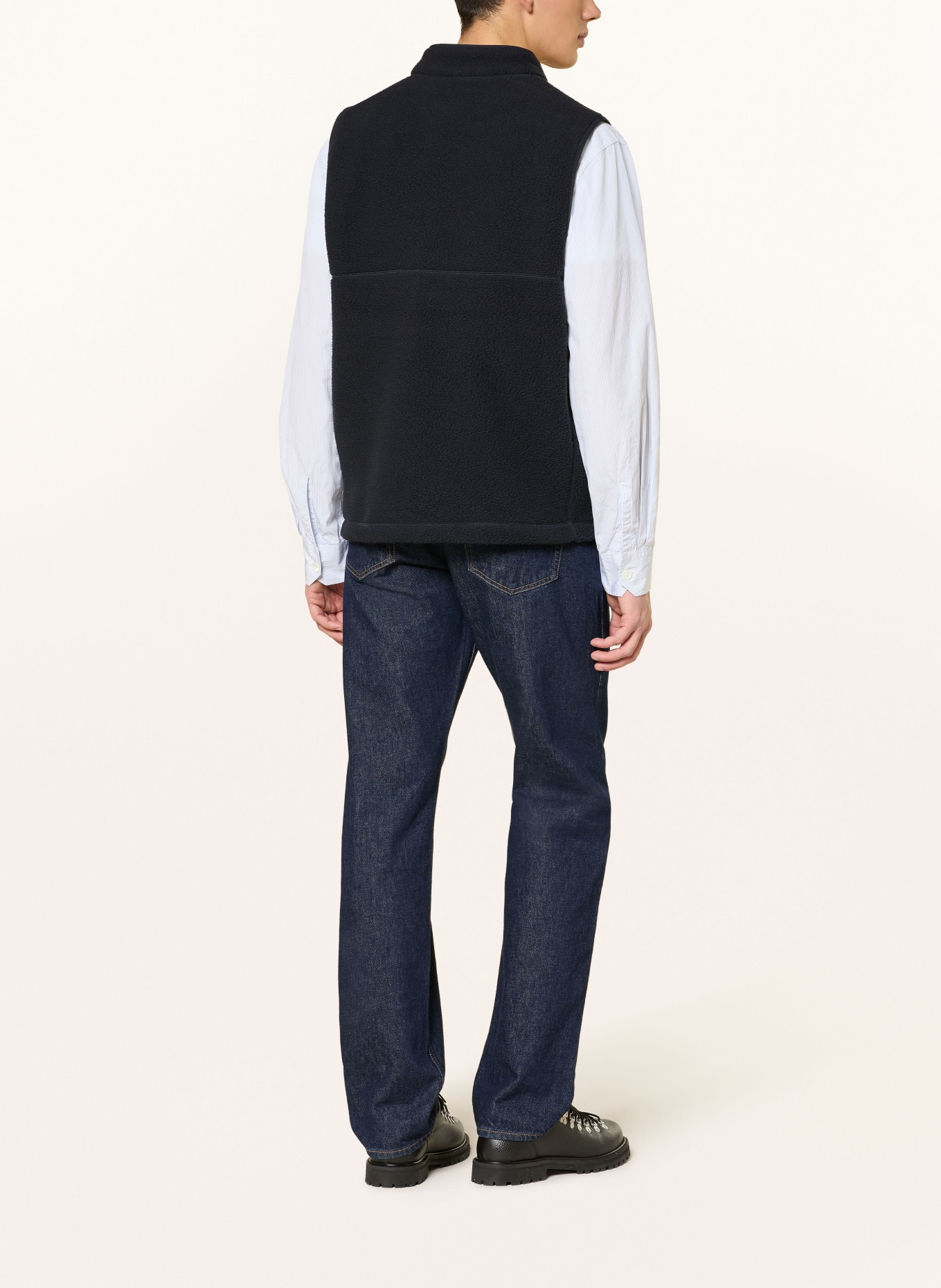 ARKET Fleeceweste: DUNKELBLAU