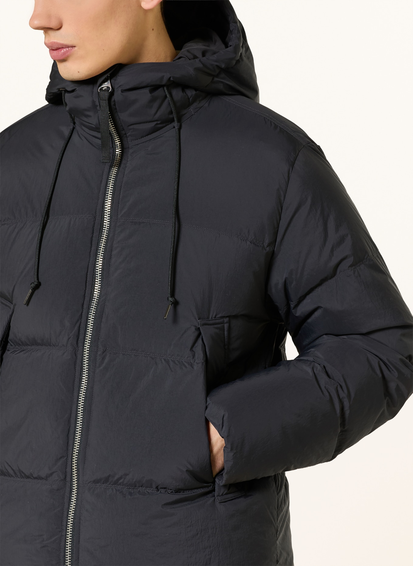 ARKET ALFONS down jacket: BLACK