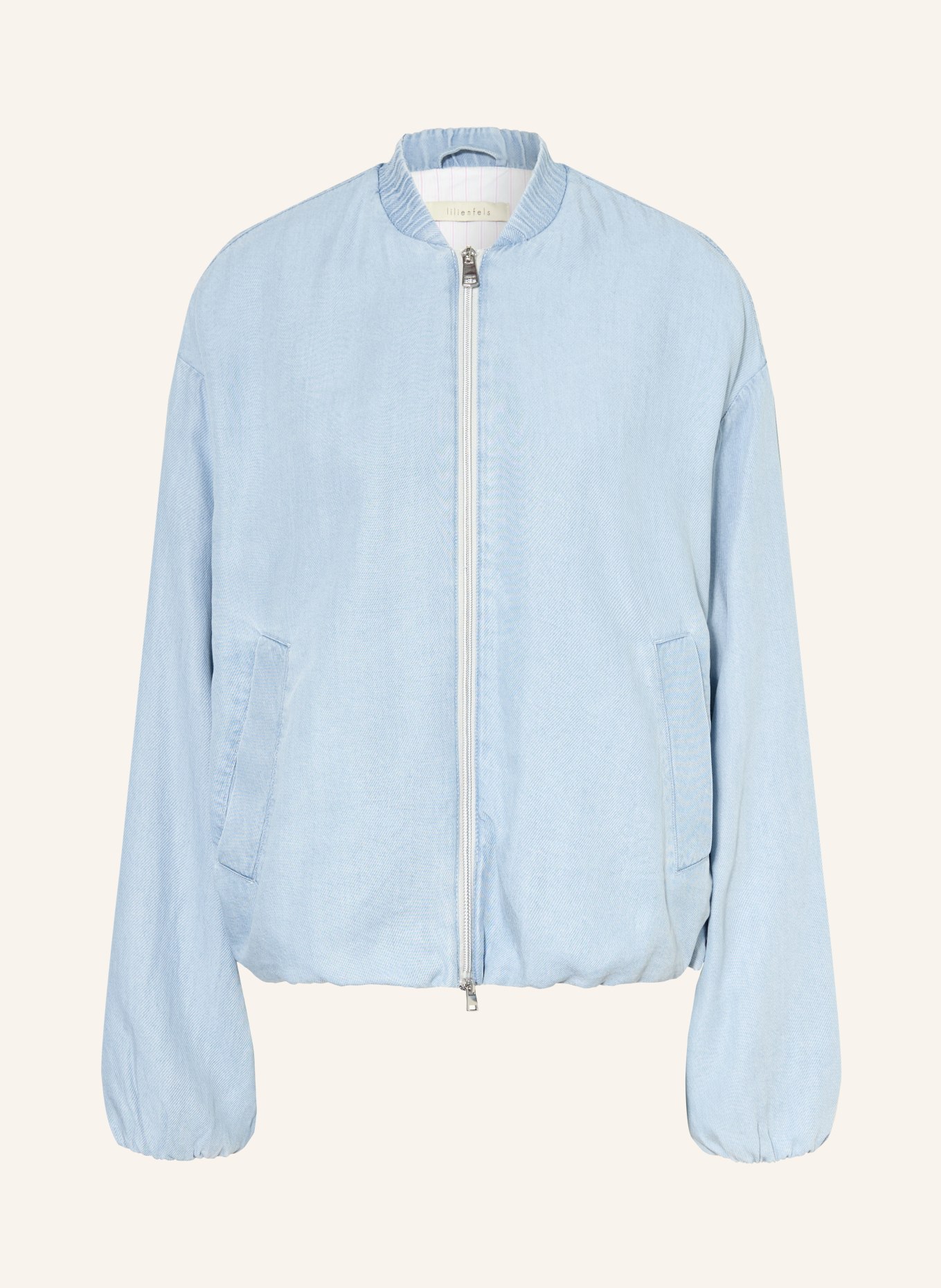 lilienfels Blouson in Jeansoptik: HELLBLAU