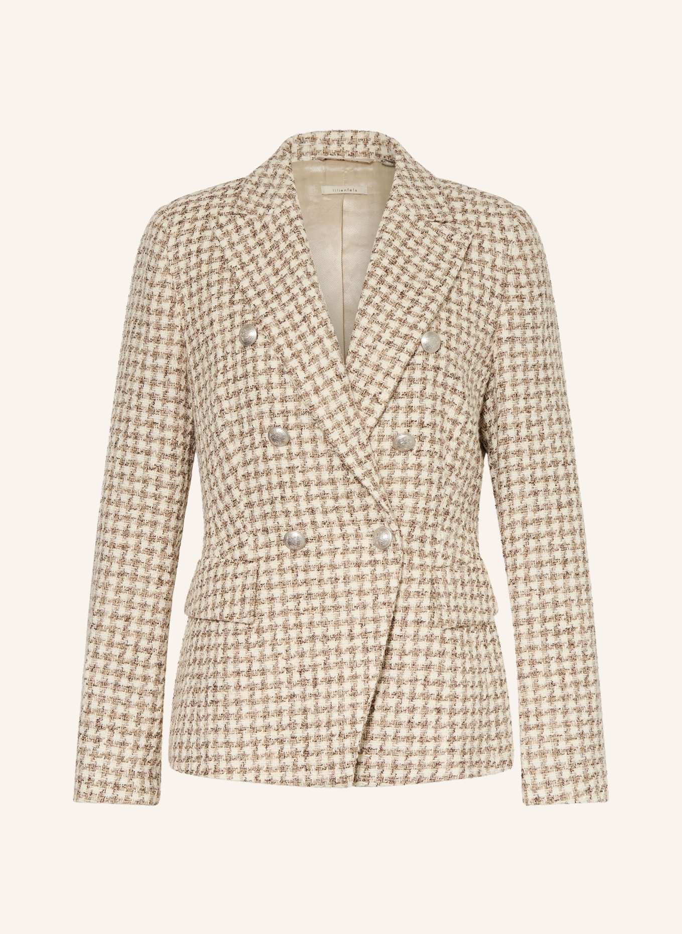lilienfels Blazer: BRAUN / DUNKELBRAUN / CREME