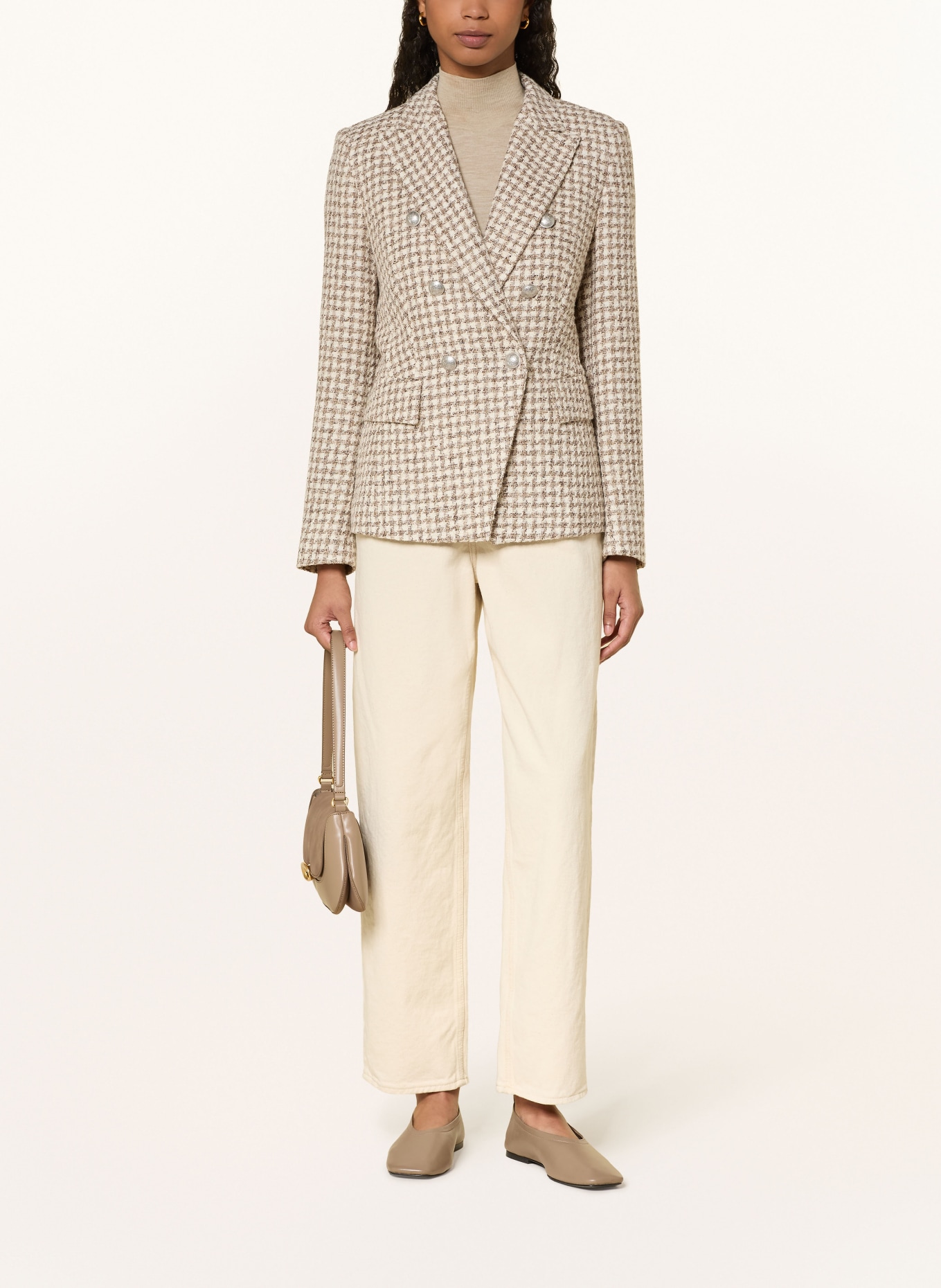 lilienfels Blazer: BRAUN / DUNKELBRAUN / CREME