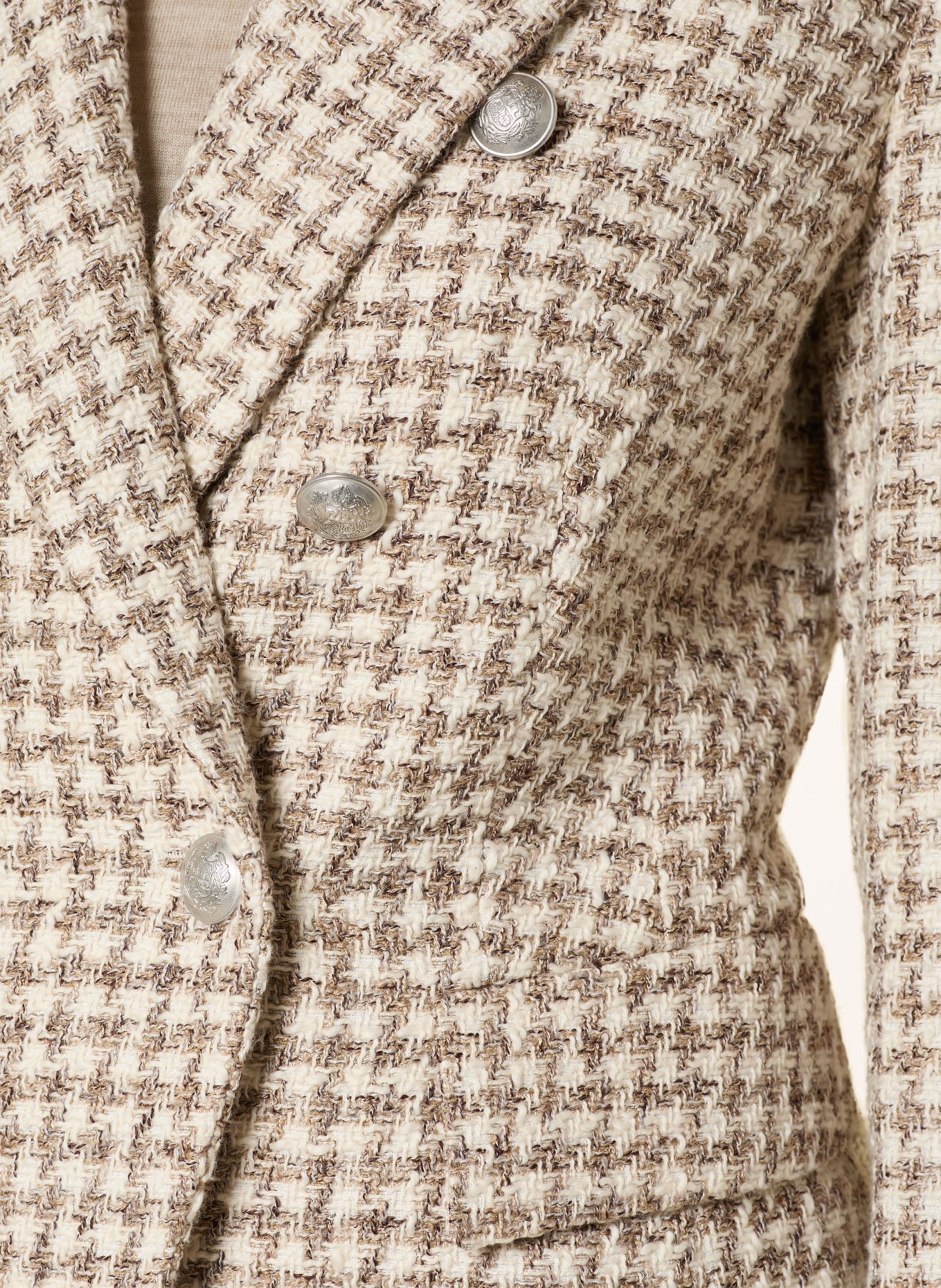lilienfels Blazer: BRAUN / DUNKELBRAUN / CREME
