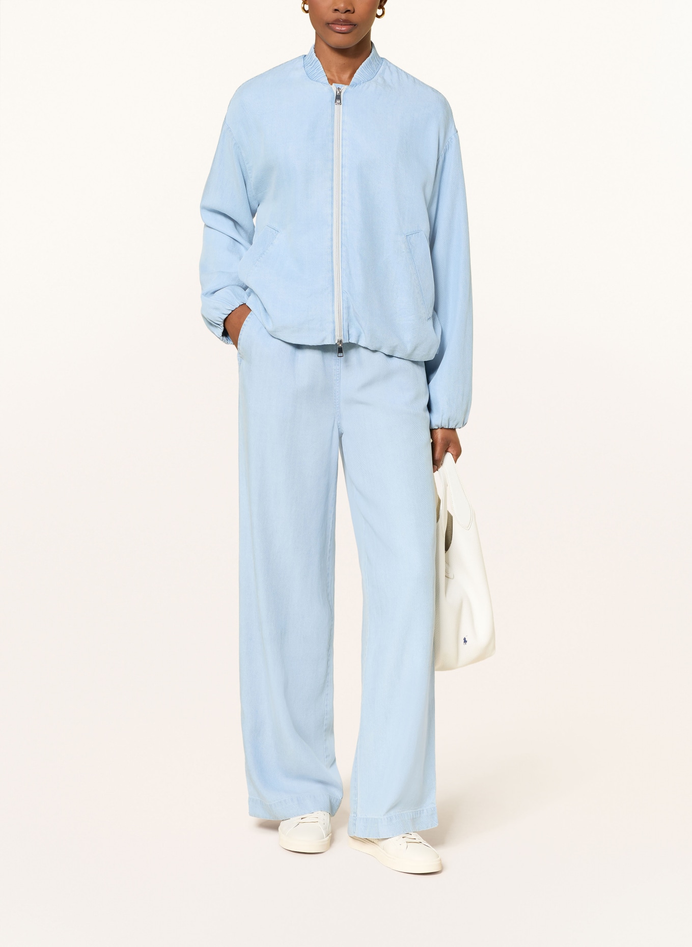 lilienfels Kalhoty Marlene v džínovém vzhledu: TMAVĚ MODRÁ