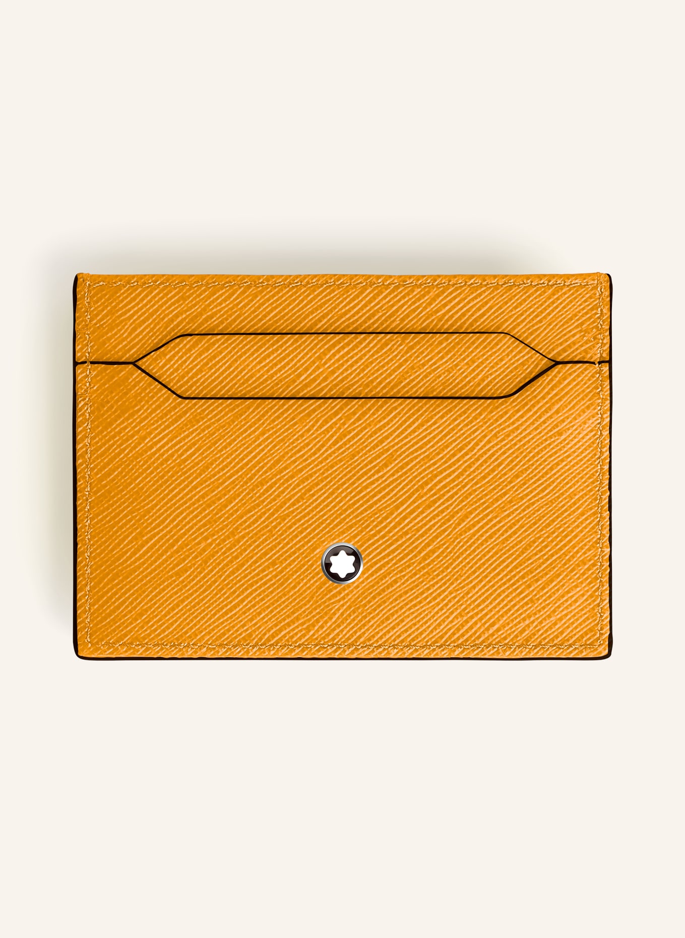 MONTBLANC Sartorial Saffiano Card Holder: DARK YELLOW