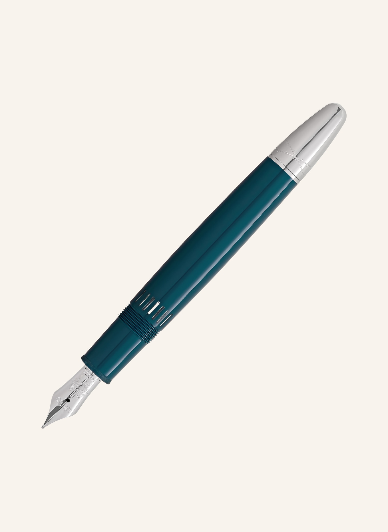 MONTBLANC Vulpen MEISTERSTÜCK ROMEO & JULIET LEGRAND: PETROL / ZILVER