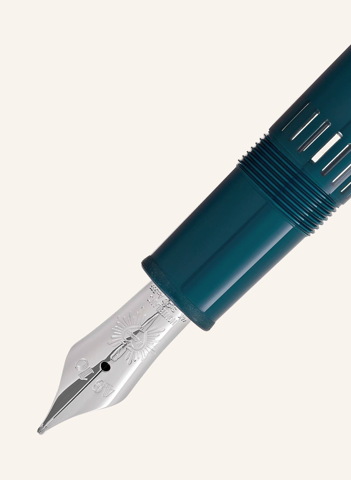 MONTBLANC Vulpen MEISTERSTÜCK ROMEO & JULIET LEGRAND: PETROL / ZILVER