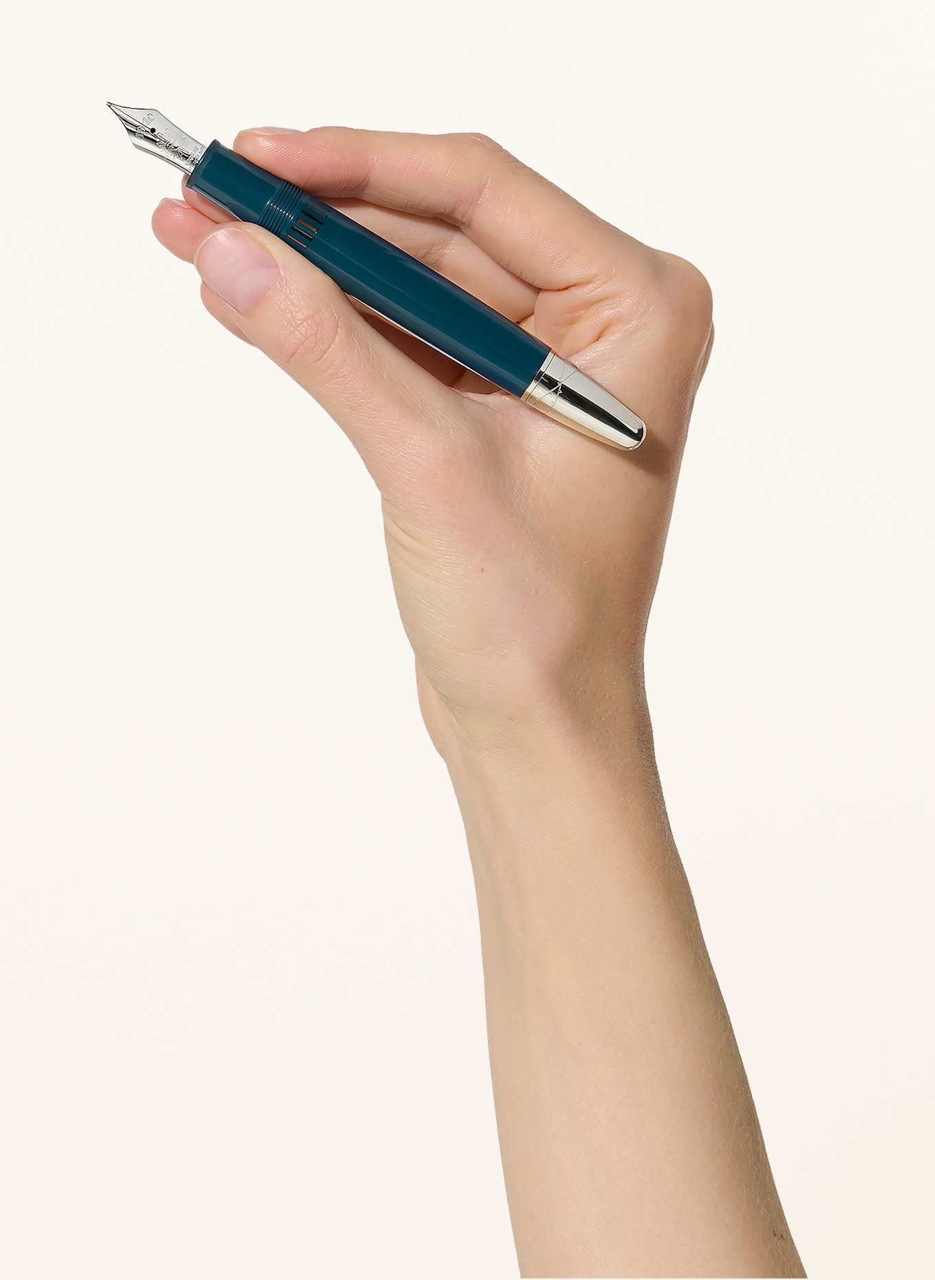 MONTBLANC Vulpen MEISTERSTÜCK ROMEO & JULIET LEGRAND: PETROL / ZILVER