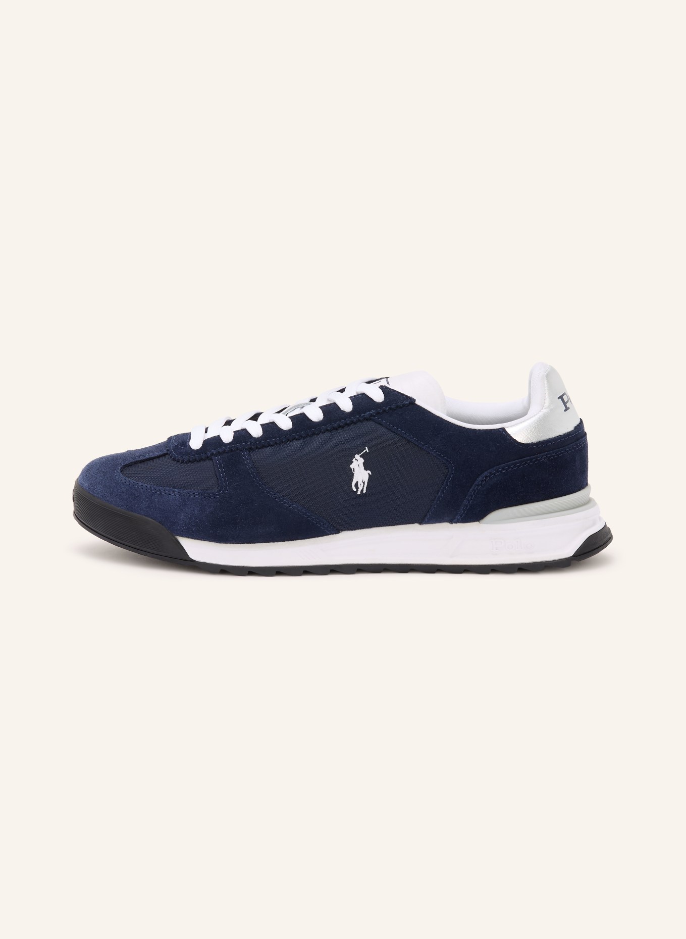 POLO RALPH LAUREN Sneaker: DUNKELBLAU / WEISS